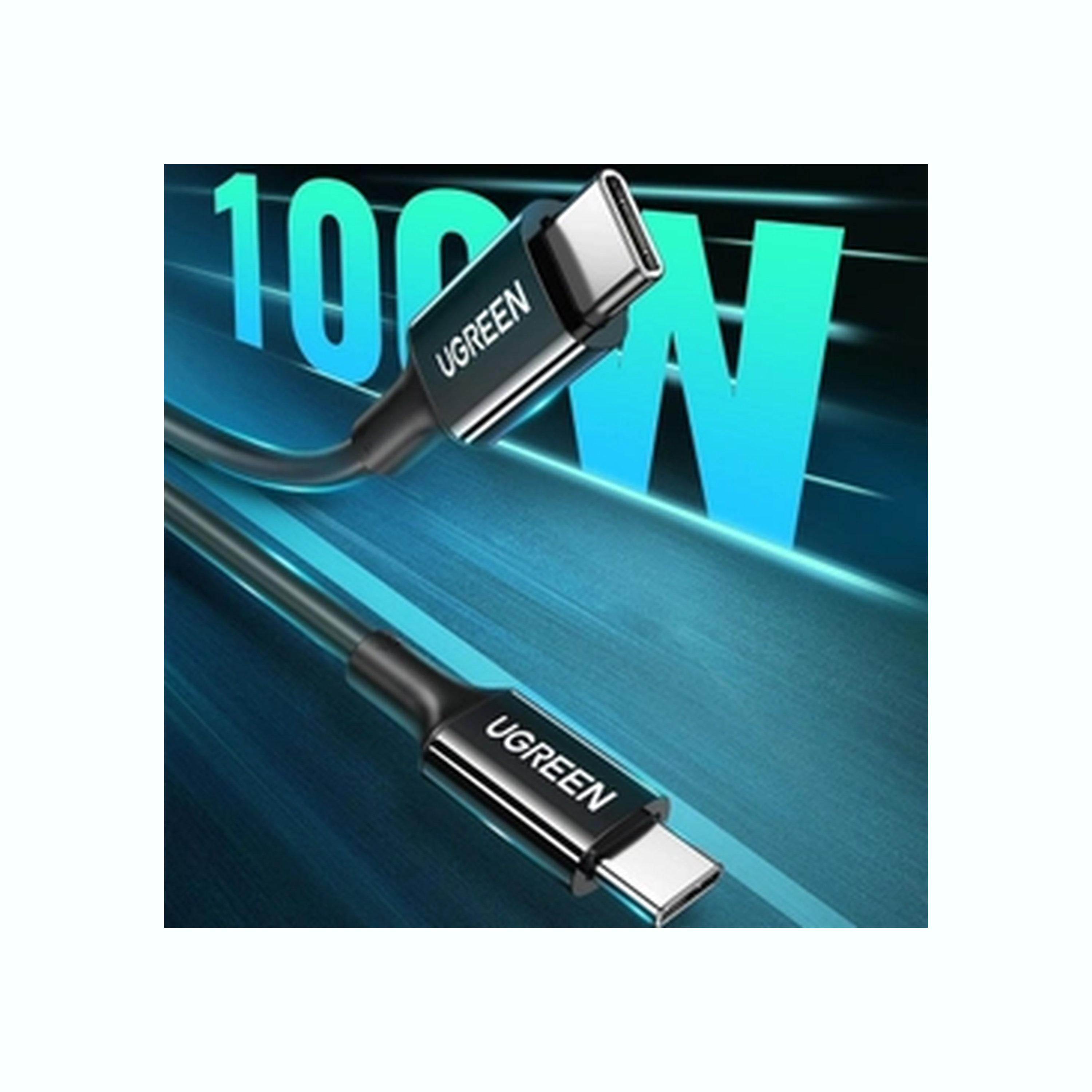 Ugreen Cable Fast Charging Braided USB-C to USB-C 5A 2m 100W - Black-electronics-accessories-mobileaccesories-image-5