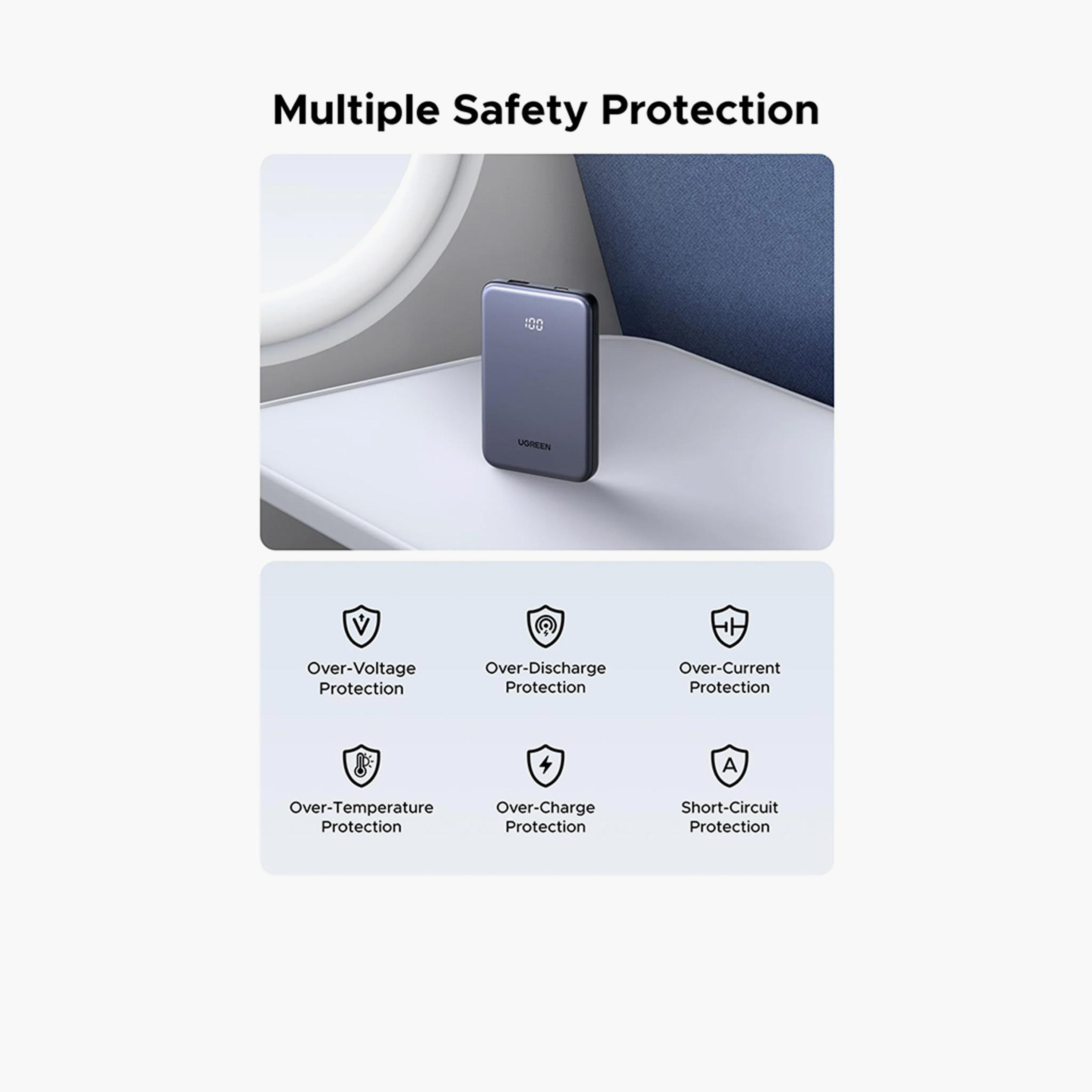 Ugreen Power Bank USB-C and USB Ports 10000mAh 20W - Gray-electronics-accessories-mobileaccesories-image-5