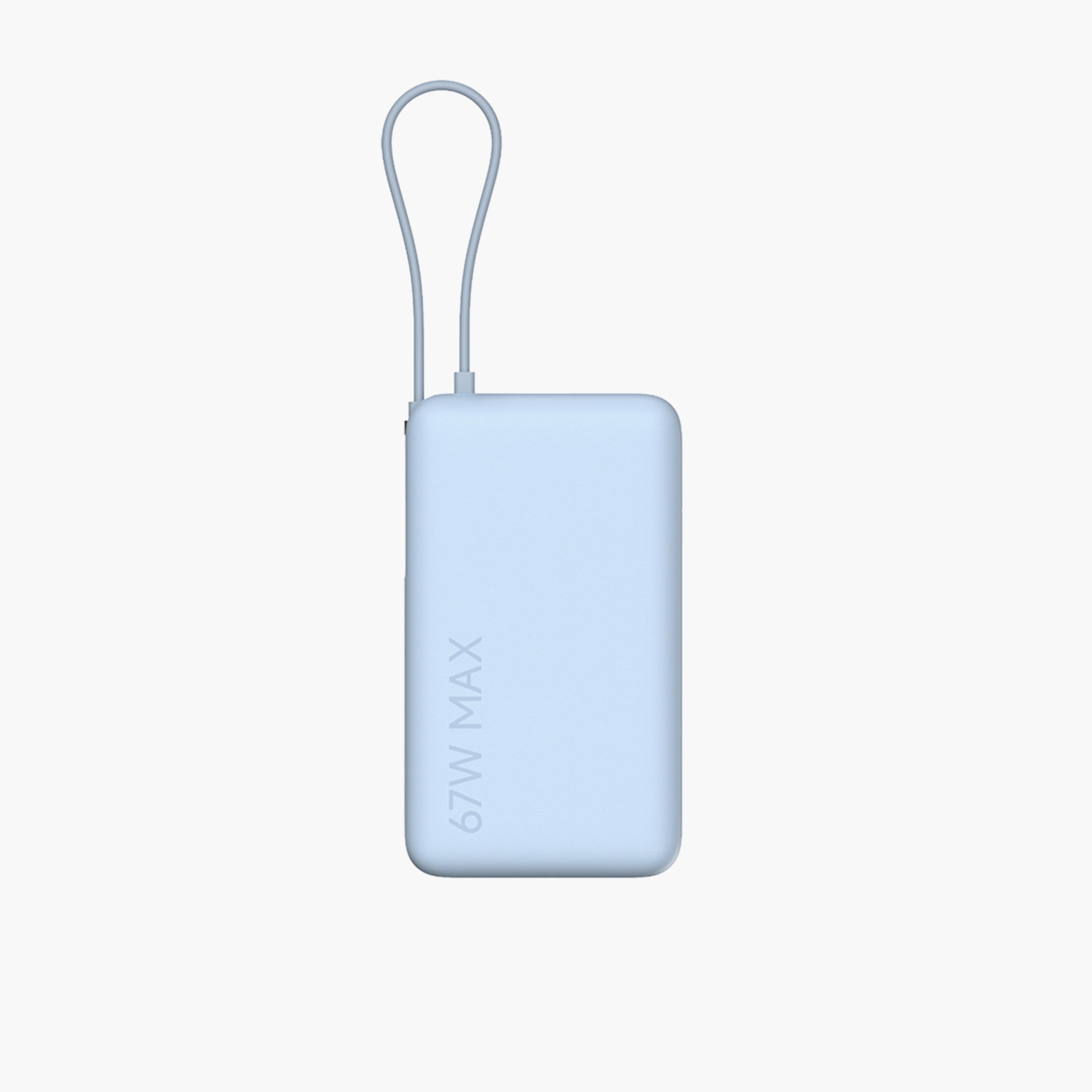 Xiaomi Power Bank 20000mAh USB-C and USB Ports 67W BHR08O8GL - Ice Blue-electronics-accessories-mobileaccesories-image-1
