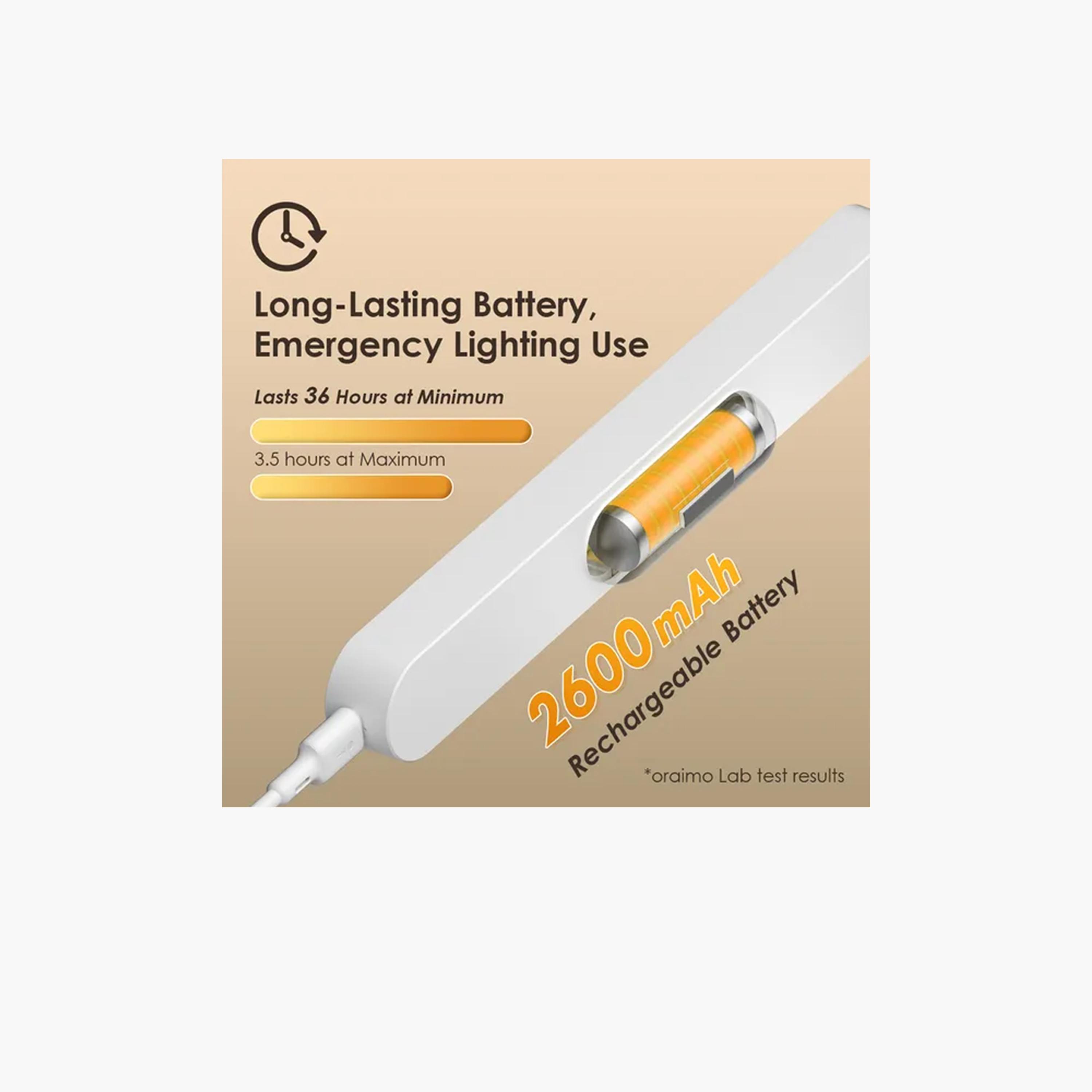Oraimo GlowMagnetic 5W 300 Lumens Magnetic Light 2PCs - Dawn White-household-lighting-decorativelighting-noveltylights-image-5
