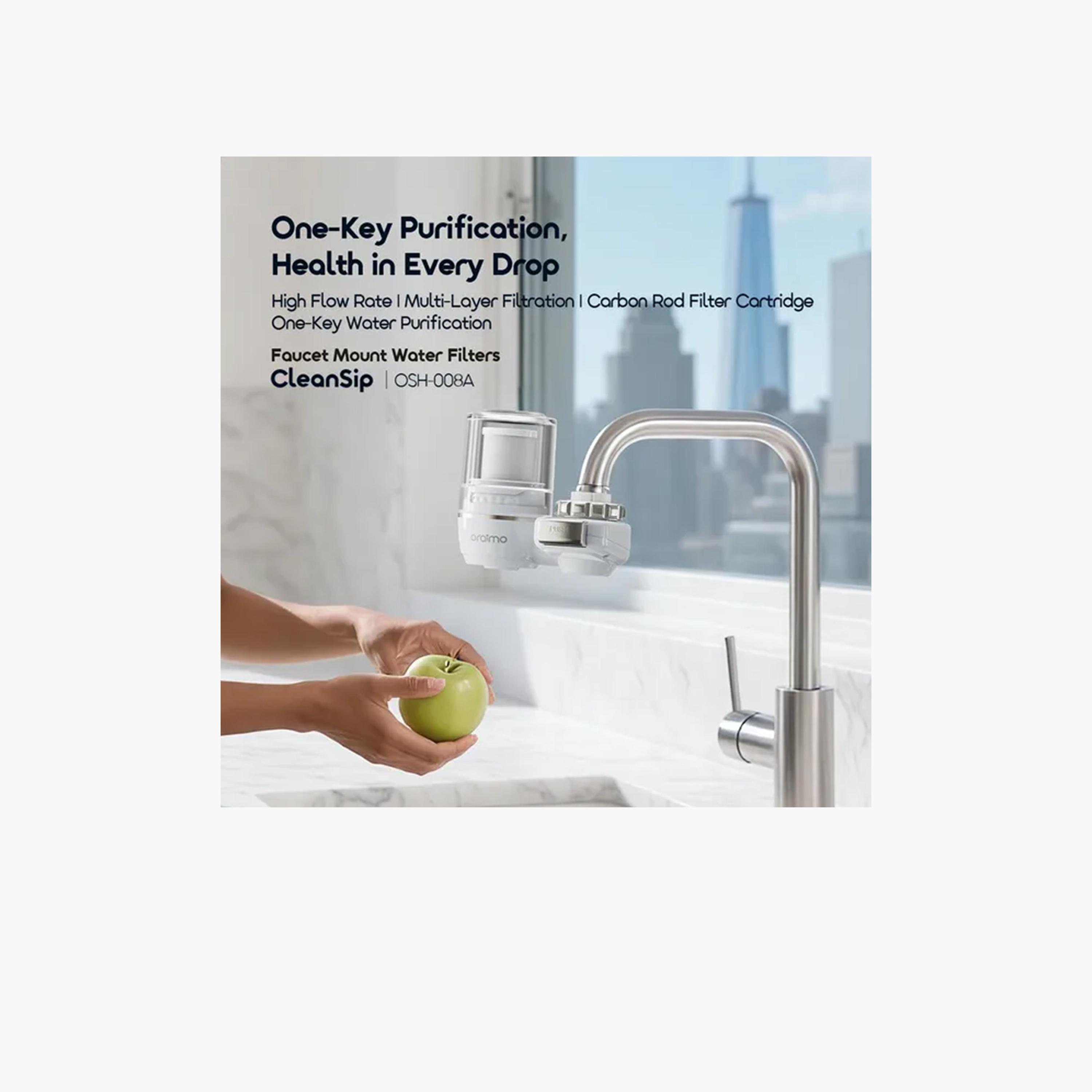 Oraimo CleanSip Multi-Layer Faucet Mount Water Filtration System - White-household-appliances-homeappliances-waterpurifiers-image-6