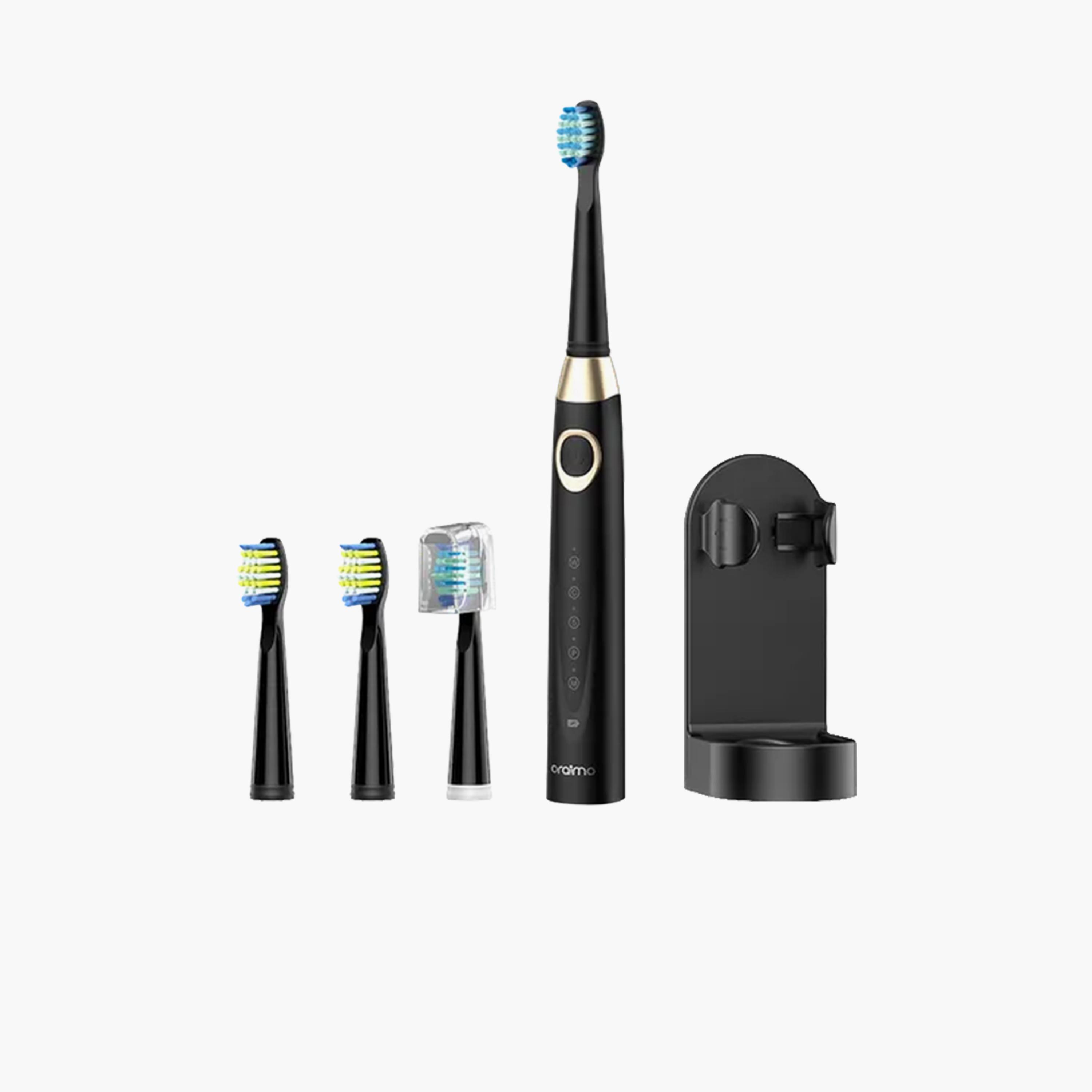 أورايمو - فرشاة أسنان كهربائية سمارت دنت سي 2 محرك تنظيف صوتي - أسود-household-bathandlaundry-bathaccessories-toothbrushholdersandtumblers-image-1