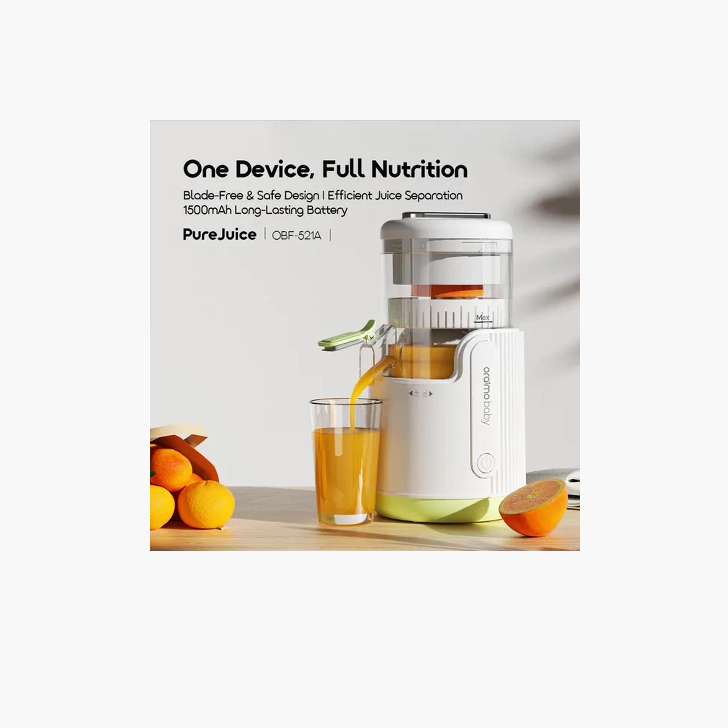 Oraimo Baby PureJuice Rechargeable Safe Design Smart Baby Juicer - Vitality Green-household-appliances-kitchenappliances-blendersmixersandgrinders-image-4