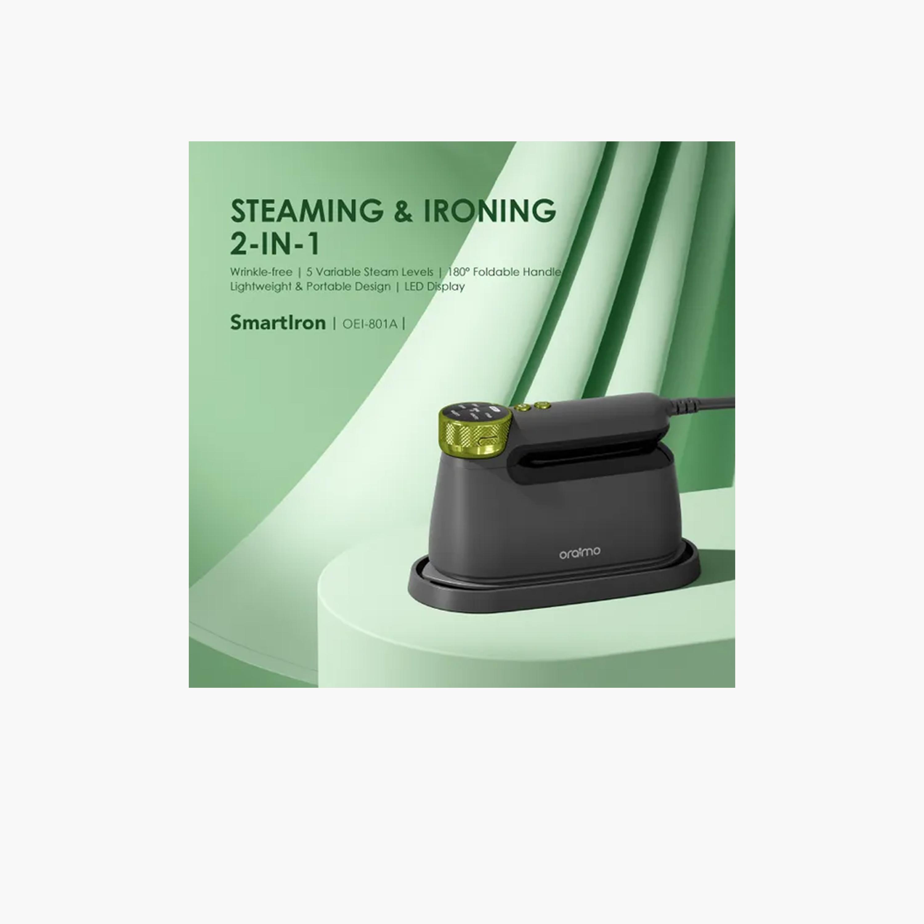 أورايمو - مكواة كهربائية محمولة سمارت آيرون بقوة 1740 واط - رمادي جرافيتي-household-appliances-homeappliances-ironandsteamers-image-2