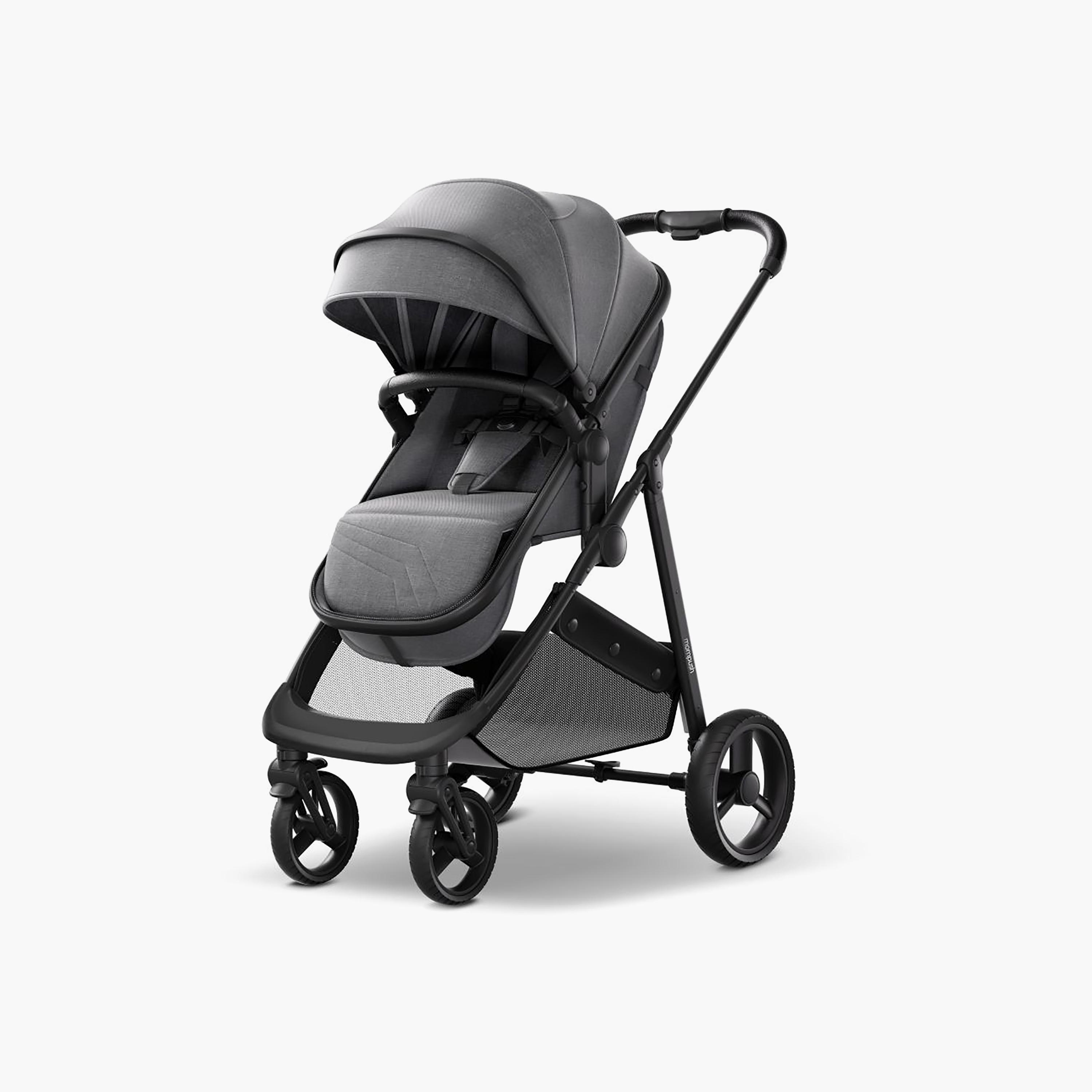 Mompush 2-In-1 Wiz Convertible Stroller with Extendable Canopy & Bassinet Mode-baby-gear-strollersandprams-strollers-image-7