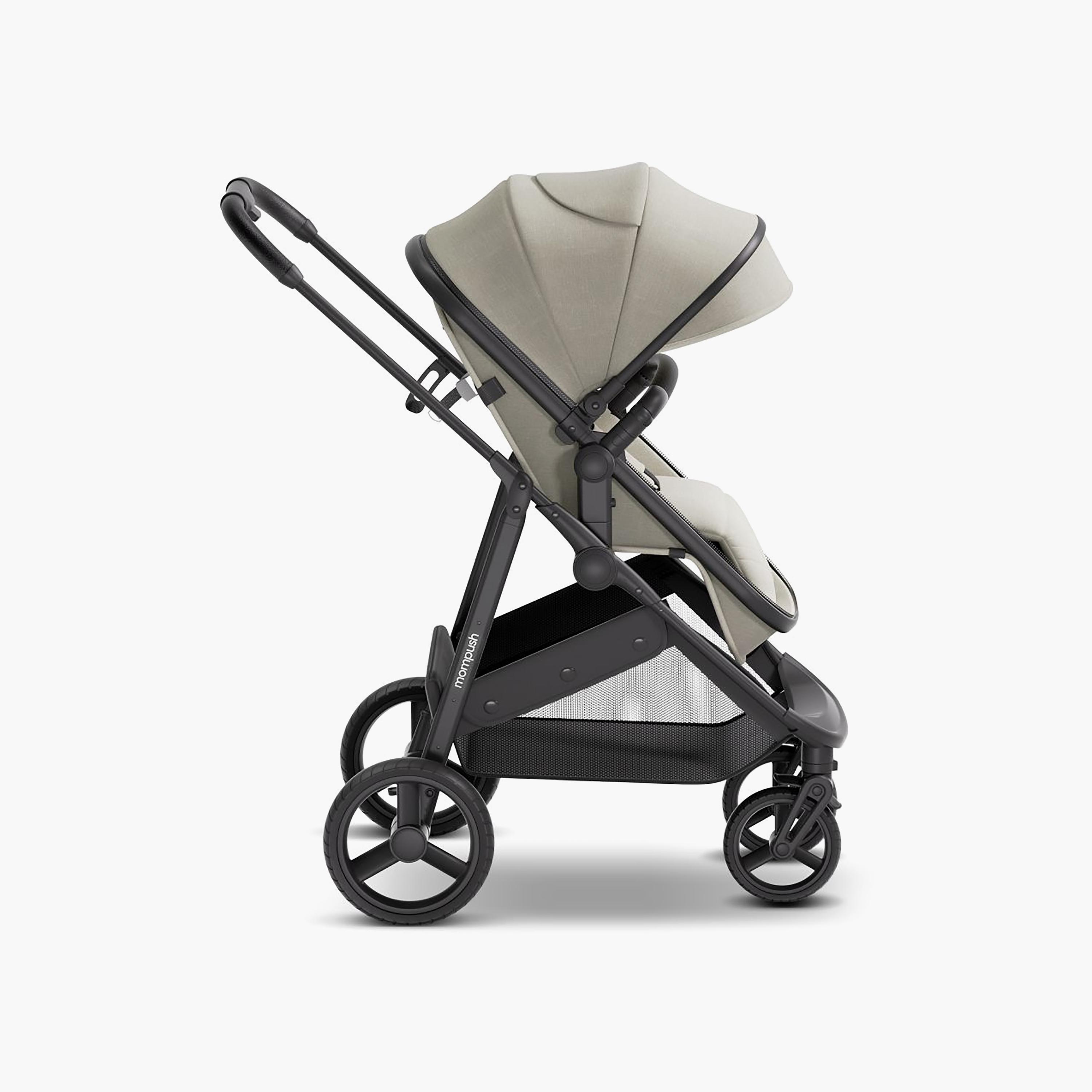 Mompush 2-In-1 Wiz Convertible Stroller with Extendable Canopy & Bassinet Mode-baby-gear-strollersandprams-strollers-image-5