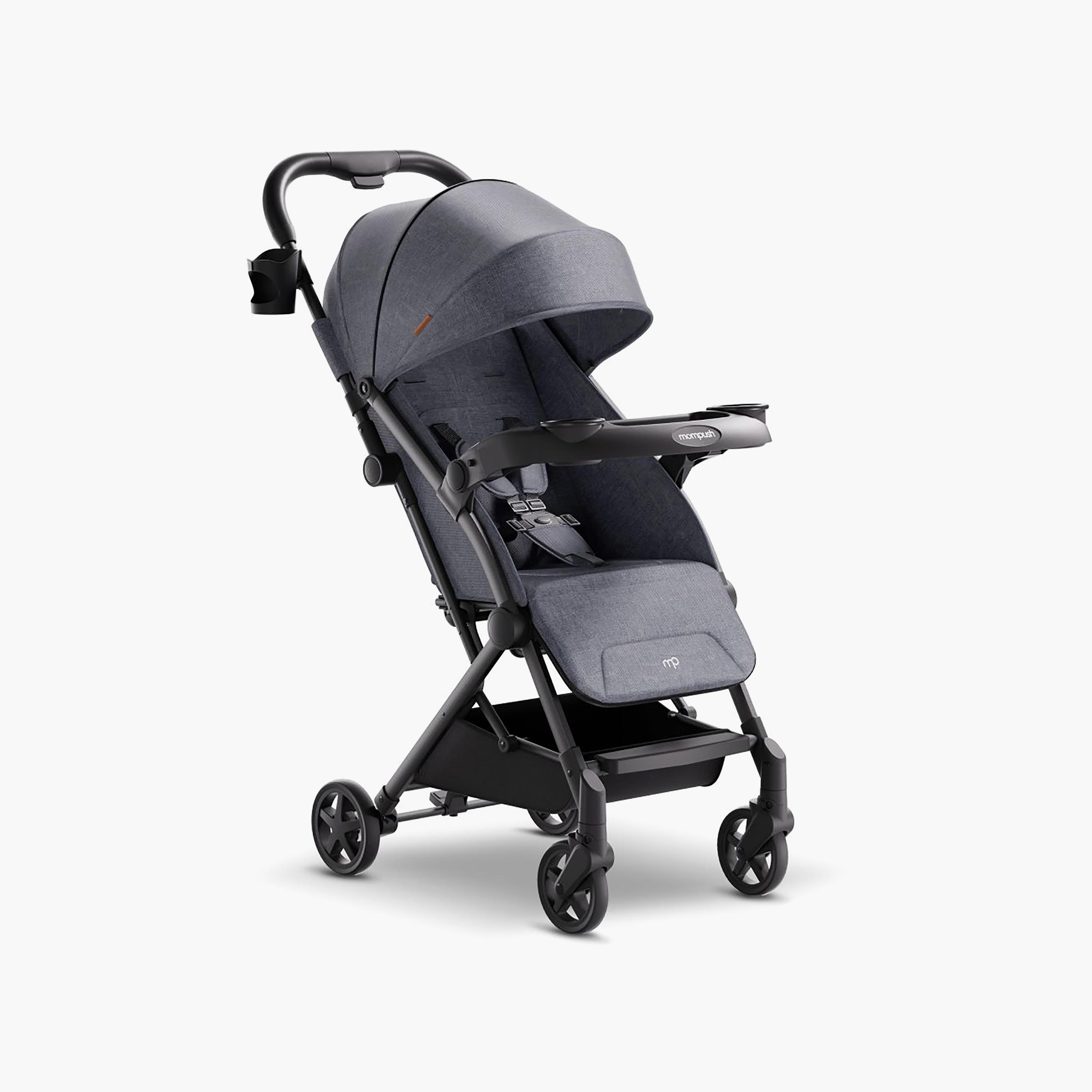 Mompush Lithe V2 Lightweight Travel Stroller with Detachable Snack Tray-baby-gear-strollersandprams-strollers-image-1