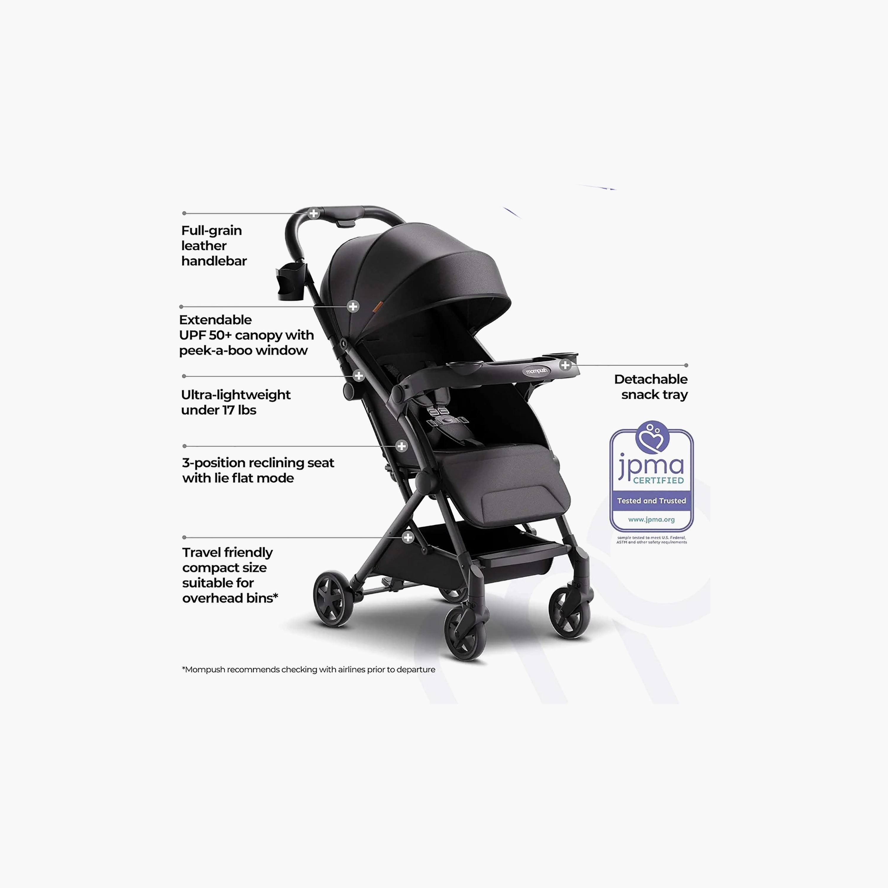 عربة سفر لايث V2 خفيفة الوزن مع صينية وجبات خفيفة قابلة للفصل من مومبوش-baby-gear-strollersandprams-strollers-image-8
