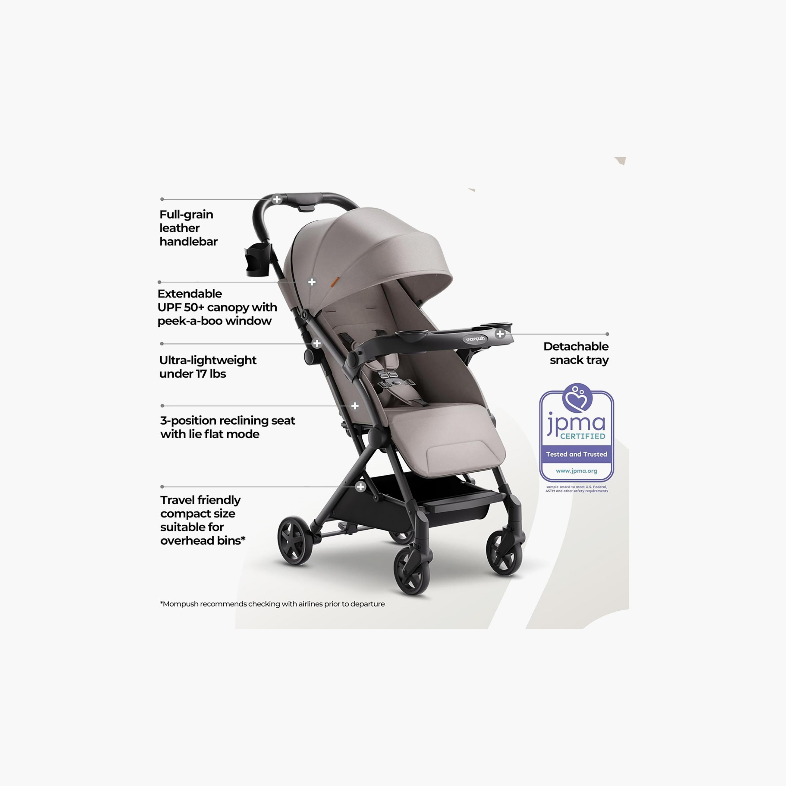 Mompush Lithe V2 Lightweight Travel Stroller with Detachable Snack Tray-baby-gear-strollersandprams-strollers-image-10