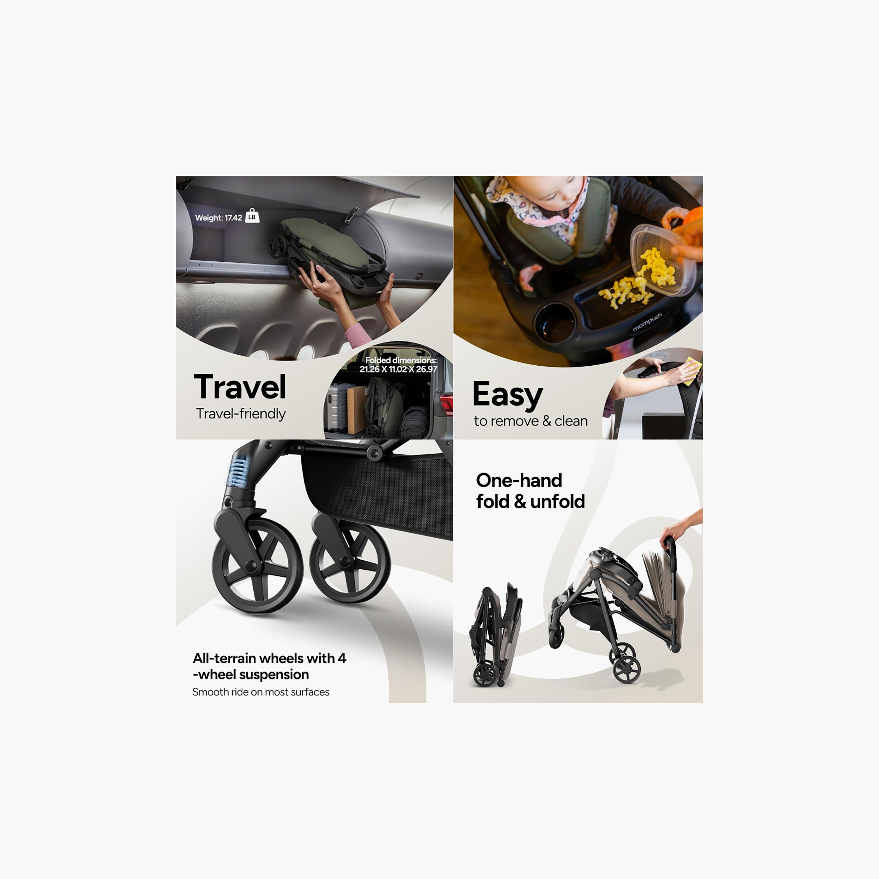 Mompush Lithe V2 Lightweight Travel Stroller with Detachable Snack Tray-baby-gear-strollersandprams-strollers-image-7