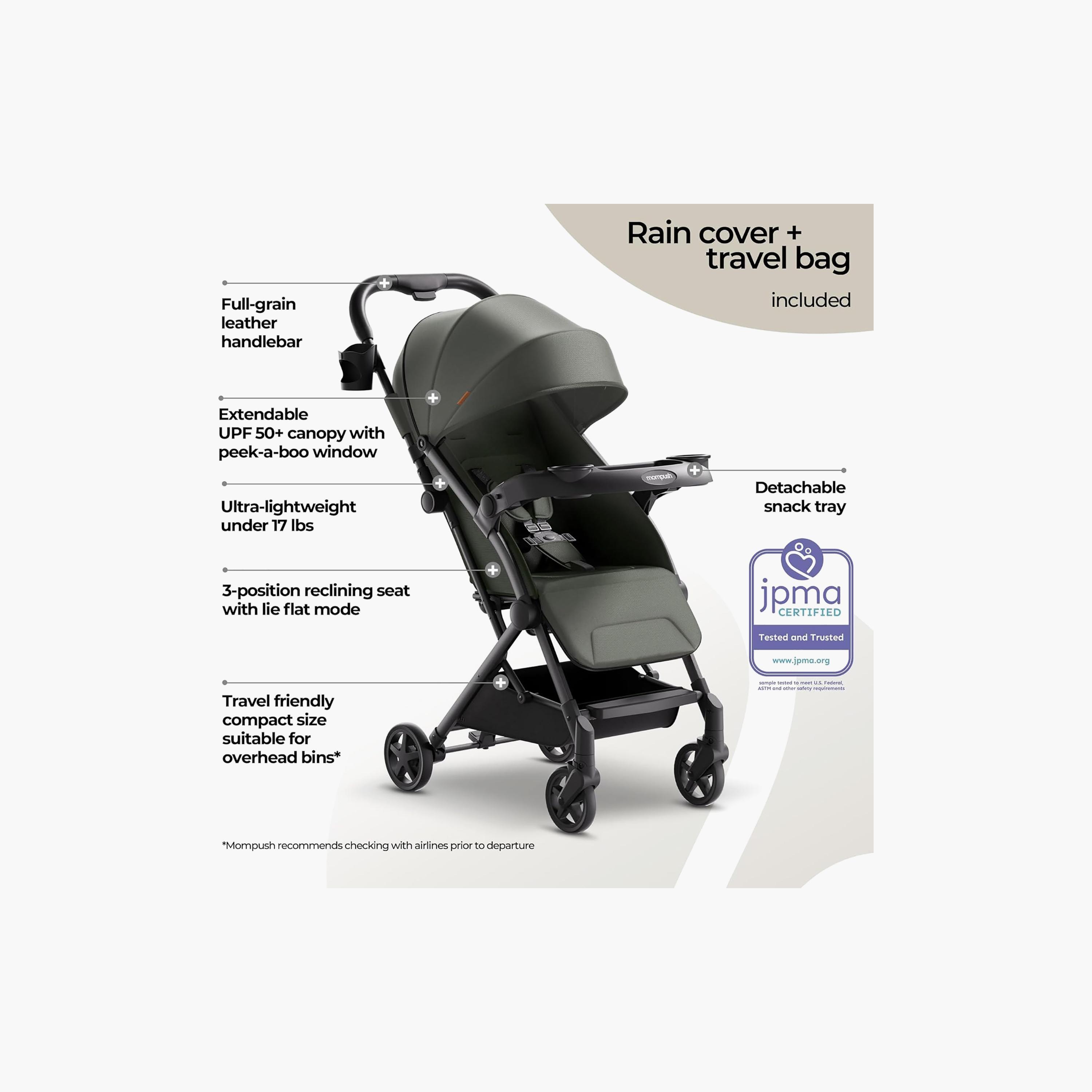 Mompush Lithe V2 Lightweight Travel Stroller with Detachable Snack Tray-baby-gear-strollersandprams-strollers-image-8
