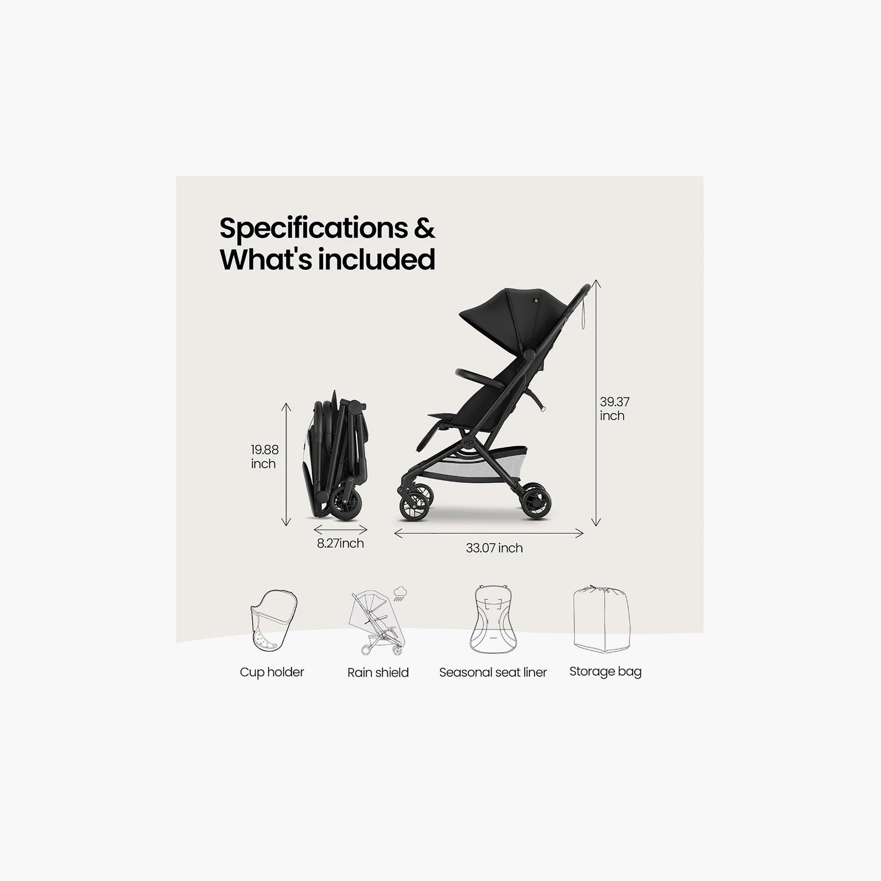 Mompush Velo Ultra-Compact Lightweight Travel Stroller with Canopy-baby-gear-strollersandprams-strollers-image-3