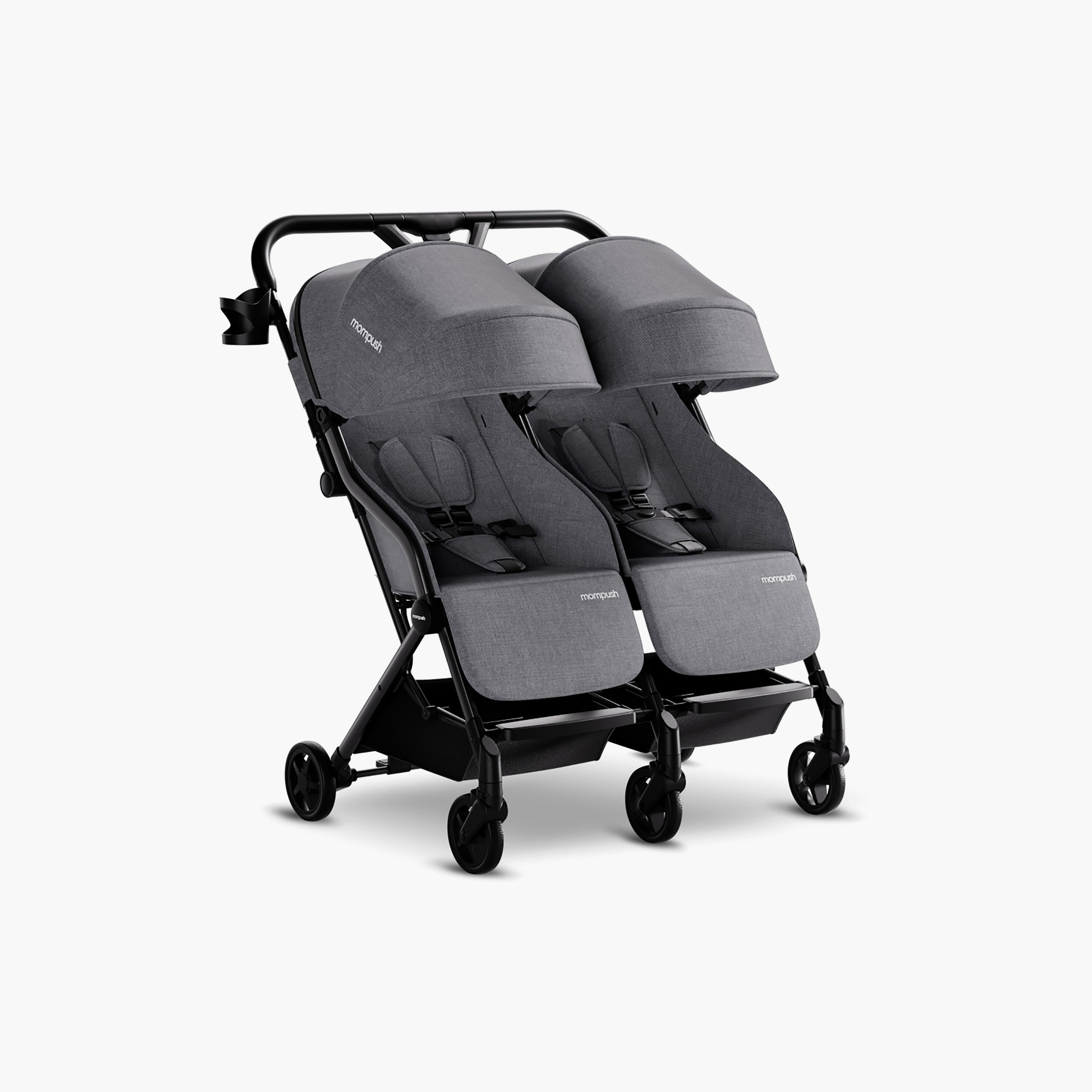 Mompush Lithe Double Lightweight Twin Stroller with Canopy-baby-gear-strollersandprams-strollers-image-1