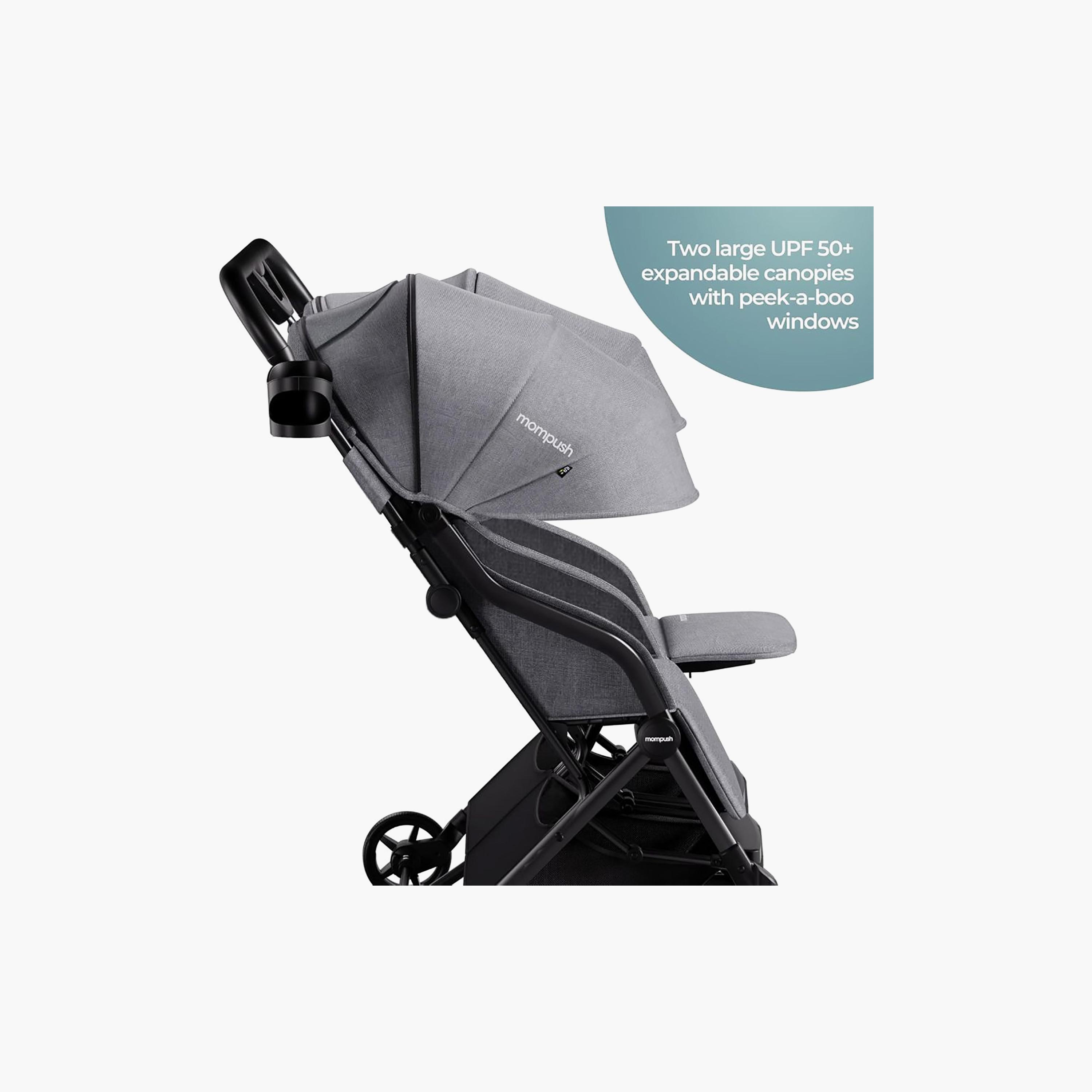 Mompush Lithe Double Lightweight Twin Stroller with Canopy-baby-gear-strollersandprams-strollers-image-5