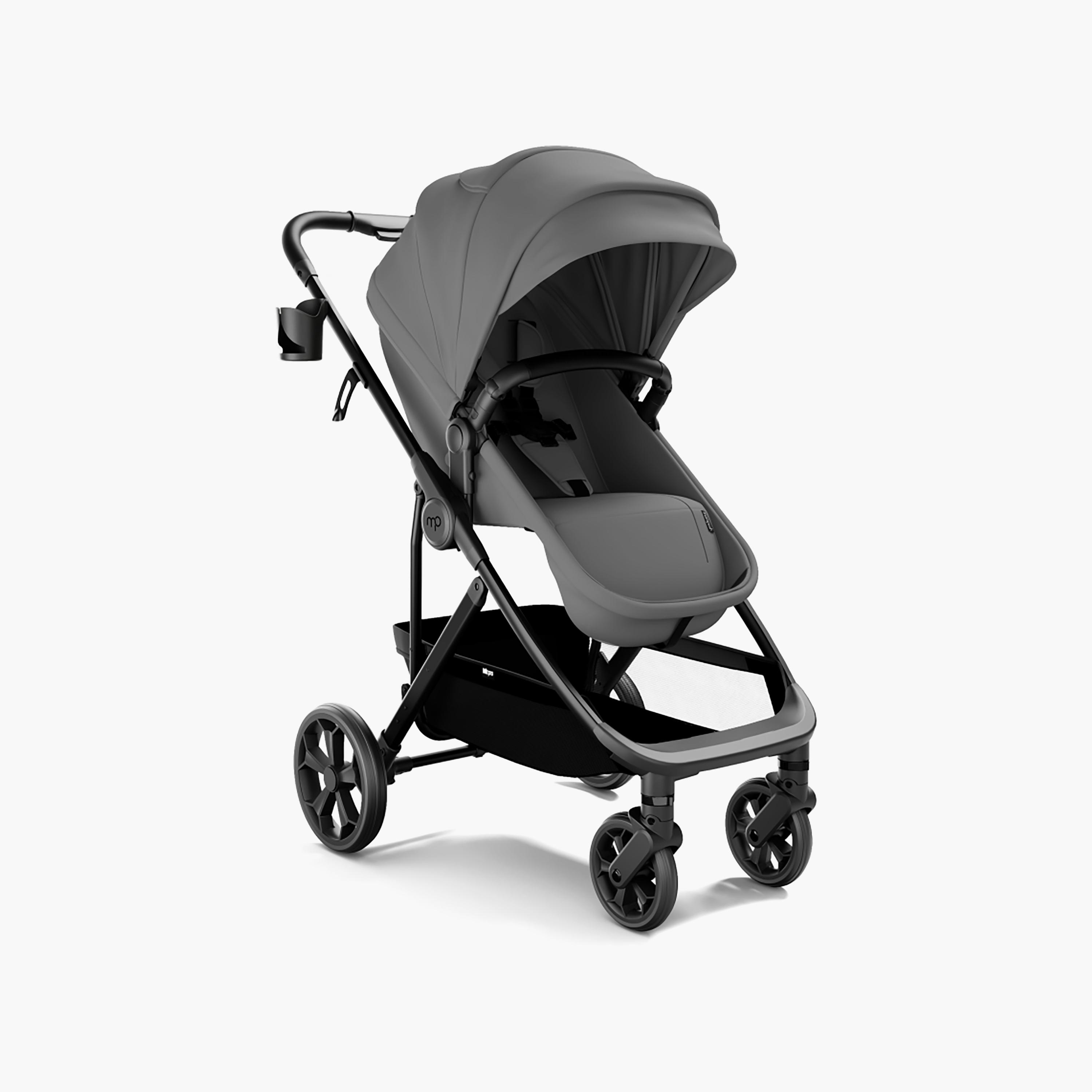 Mompush 4-In-1 Wiz Pro Stroller with Newborn Mode & Detachable Snack Tray-baby-gear-strollersandprams-strollers-image-1