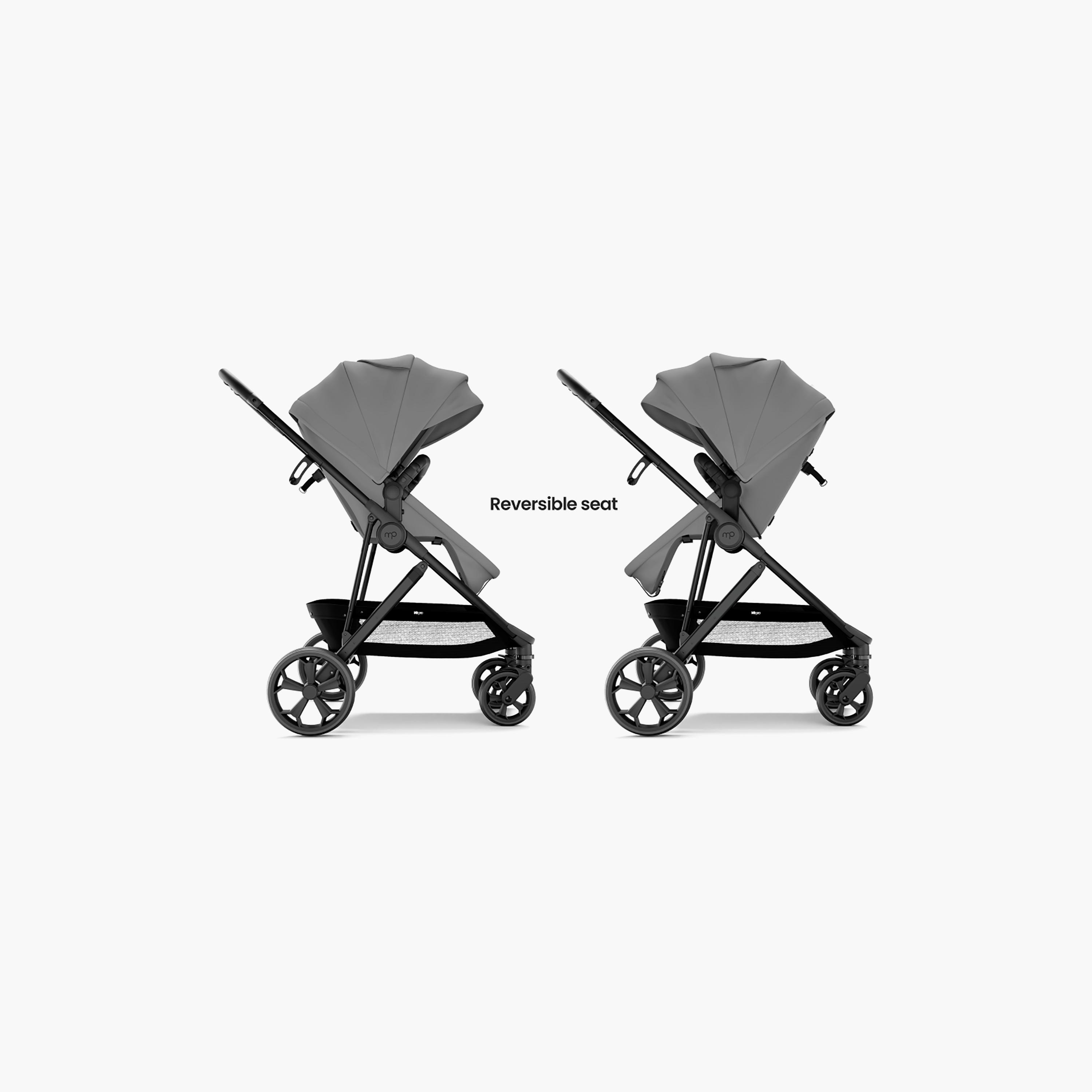 Mompush 4-In-1 Wiz Pro Stroller with Newborn Mode & Detachable Snack Tray-baby-gear-strollersandprams-strollers-image-2