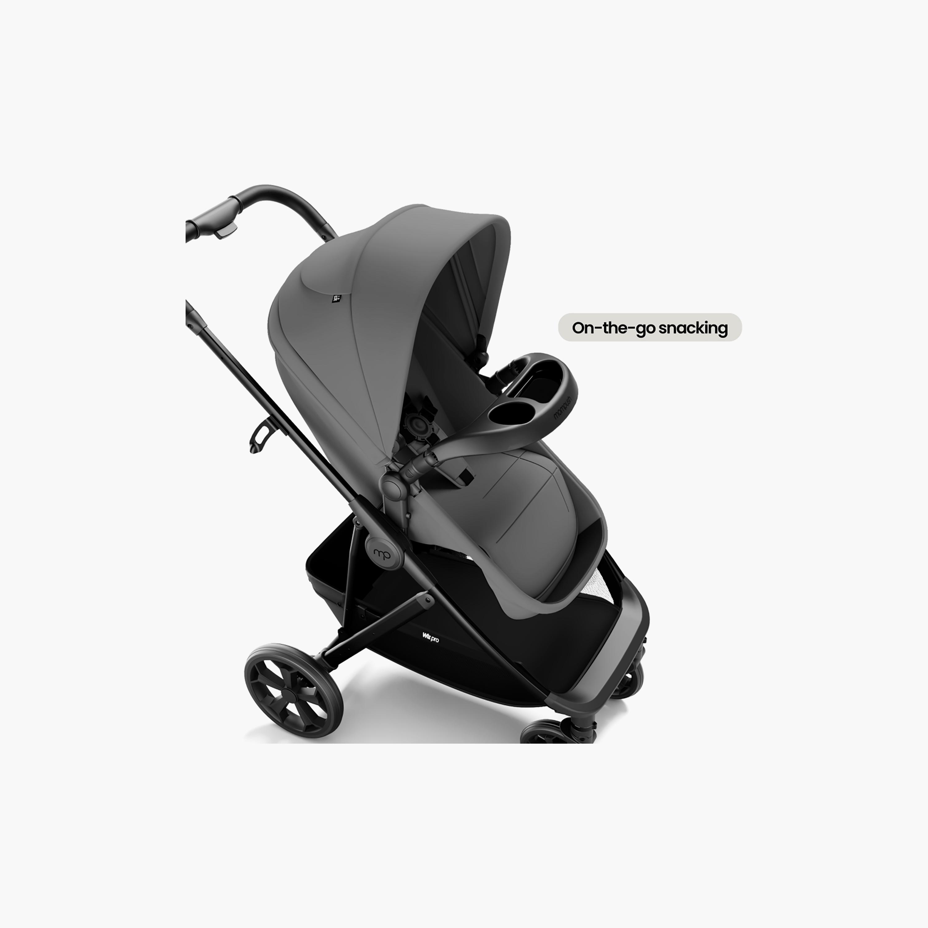 Mompush 4-In-1 Wiz Pro Stroller with Newborn Mode & Detachable Snack Tray-baby-gear-strollersandprams-strollers-image-7
