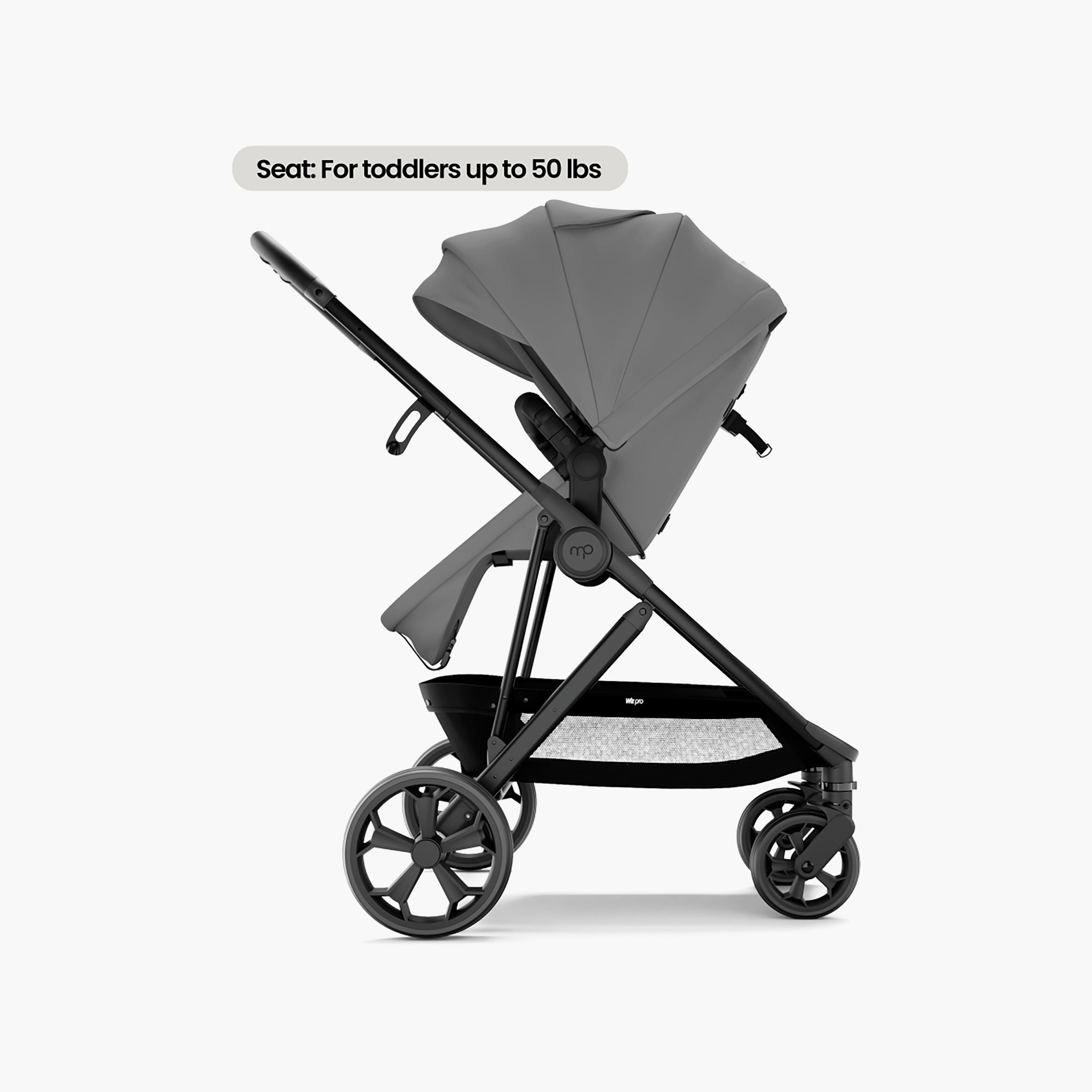 Mompush 4-In-1 Wiz Pro Stroller with Newborn Mode & Detachable Snack Tray-baby-gear-strollersandprams-strollers-image-9
