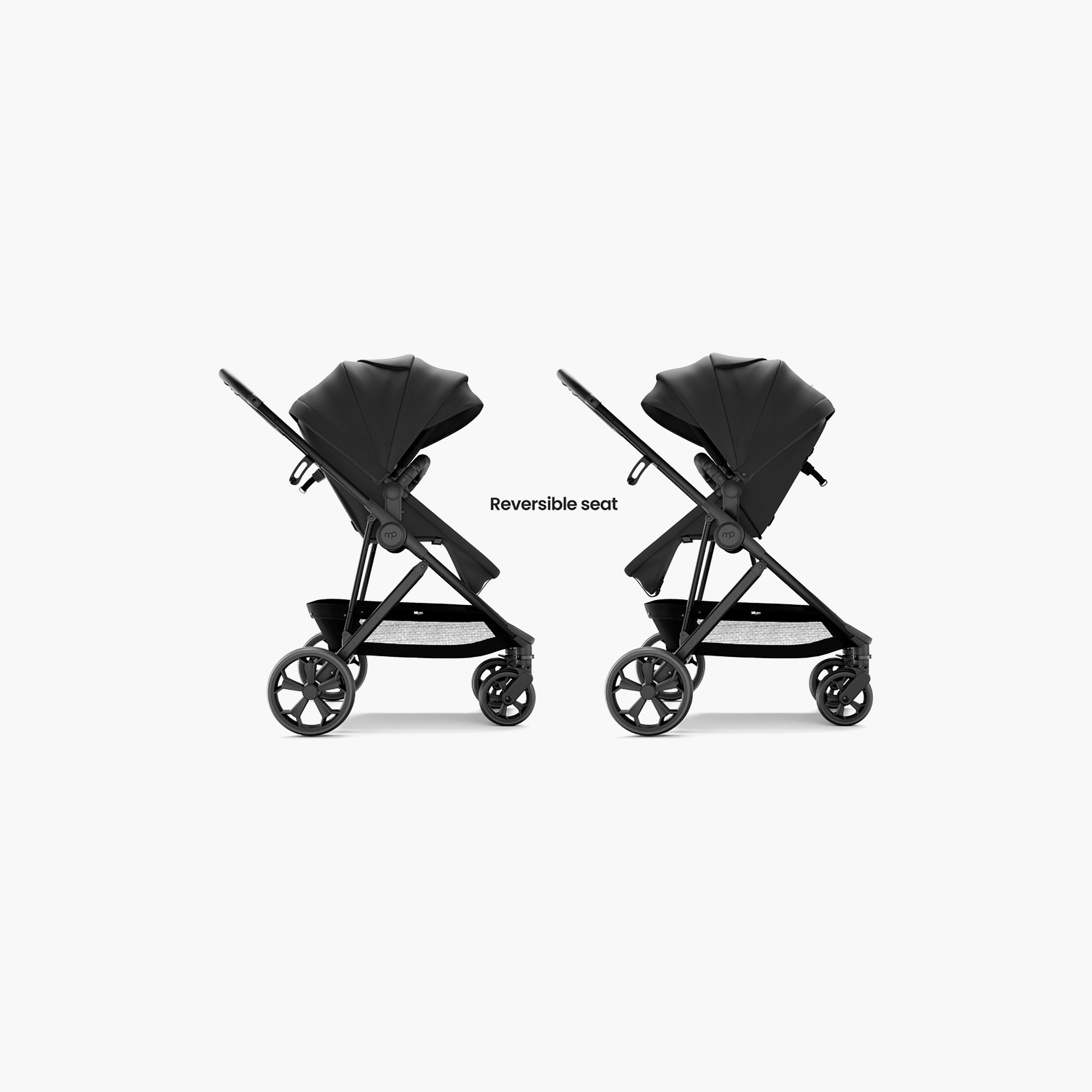 Mompush 4-In-1 Wiz Pro Stroller with Newborn Mode & Detachable Snack Tray-baby-gear-strollersandprams-strollers-image-2