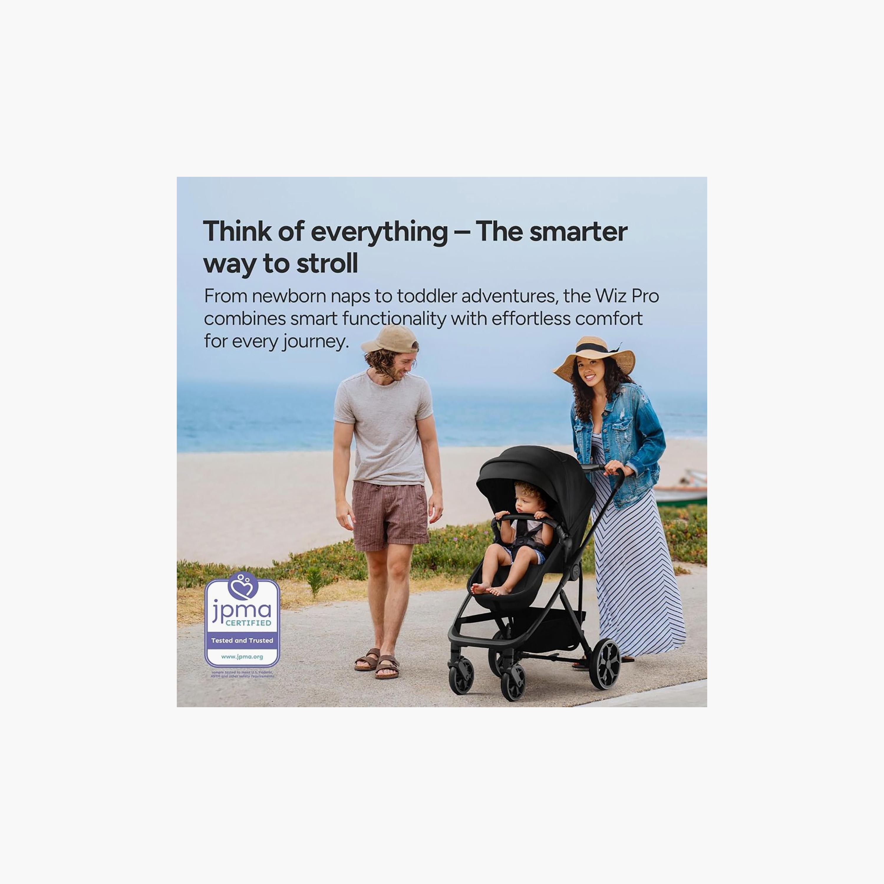 Mompush 4-In-1 Wiz Pro Stroller with Newborn Mode & Detachable Snack Tray-baby-gear-strollersandprams-strollers-image-4
