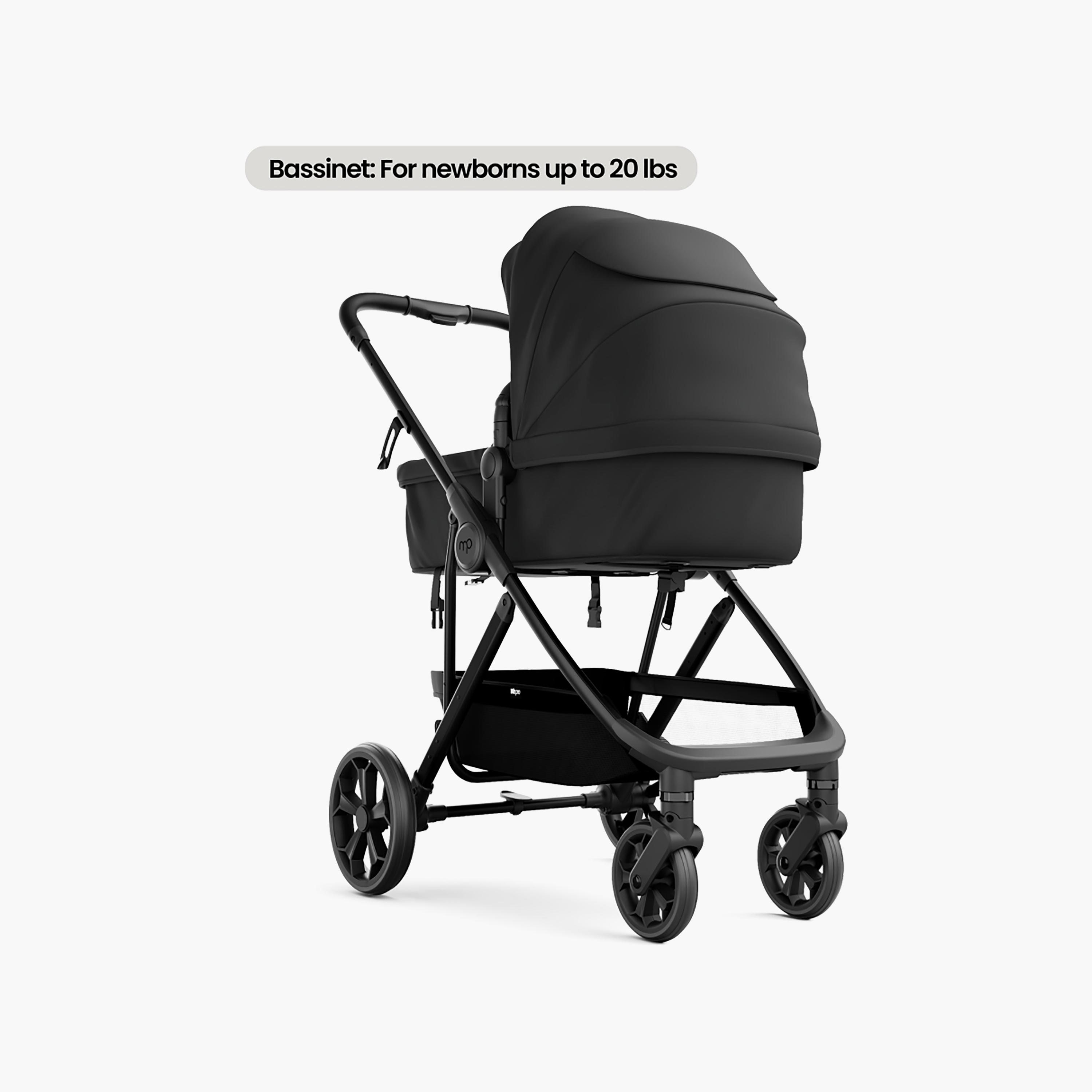Mompush 4-In-1 Wiz Pro Stroller with Newborn Mode & Detachable Snack Tray-baby-gear-strollersandprams-strollers-image-9