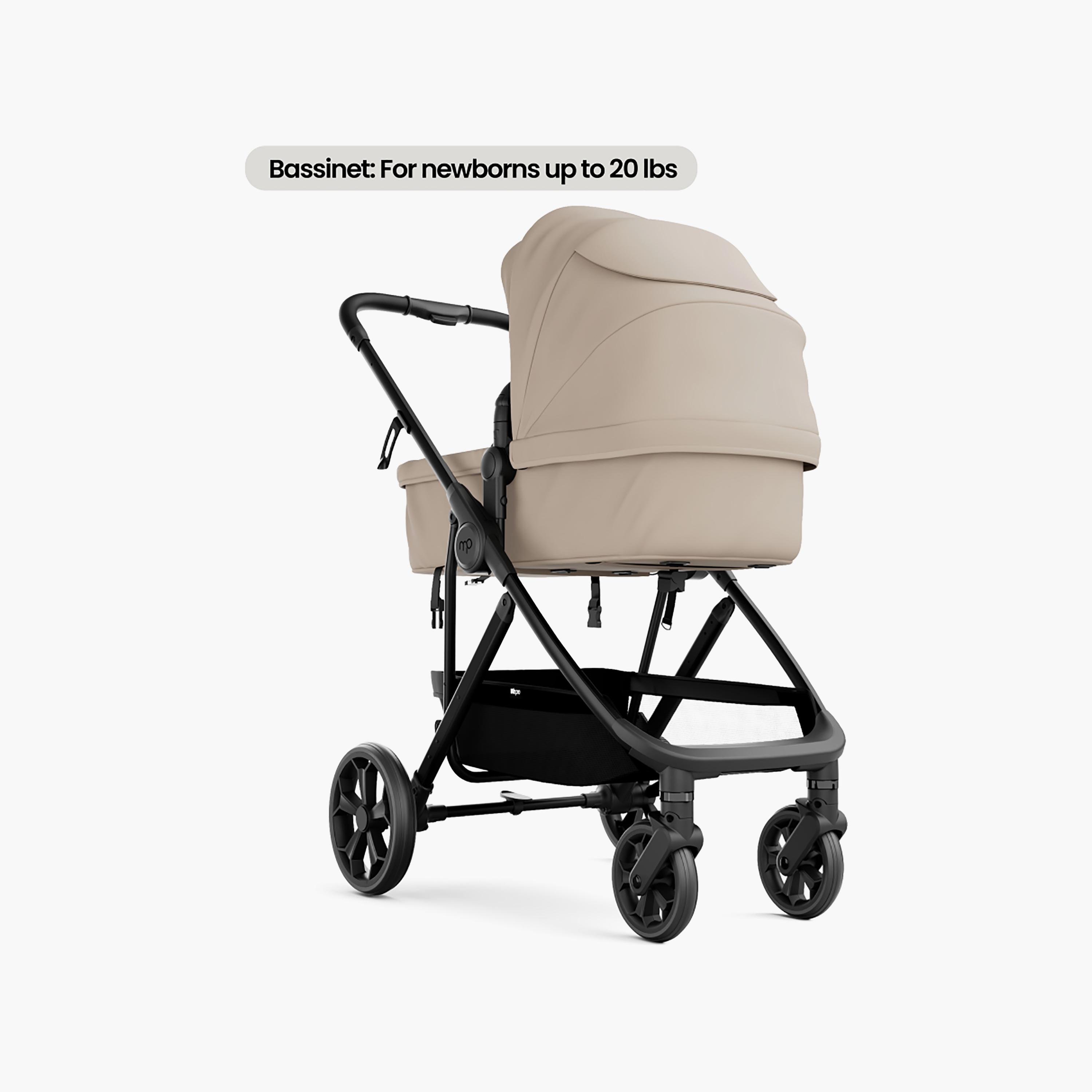 Mompush 4-In-1 Wiz Pro Stroller with Newborn Mode & Detachable Snack Tray-baby-gear-strollersandprams-strollers-image-11
