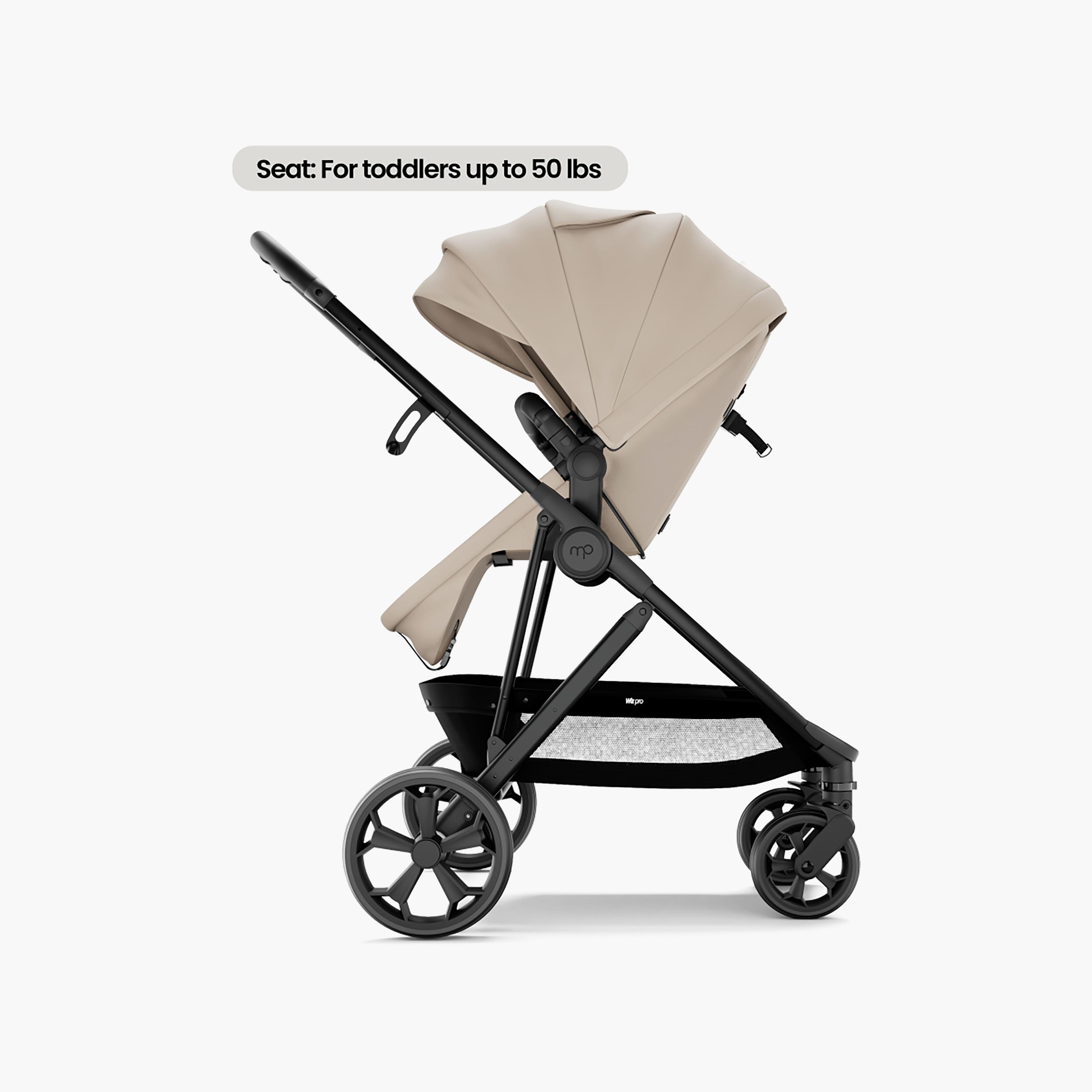Mompush 4-In-1 Wiz Pro Stroller with Newborn Mode & Detachable Snack Tray-baby-gear-strollersandprams-strollers-image-2