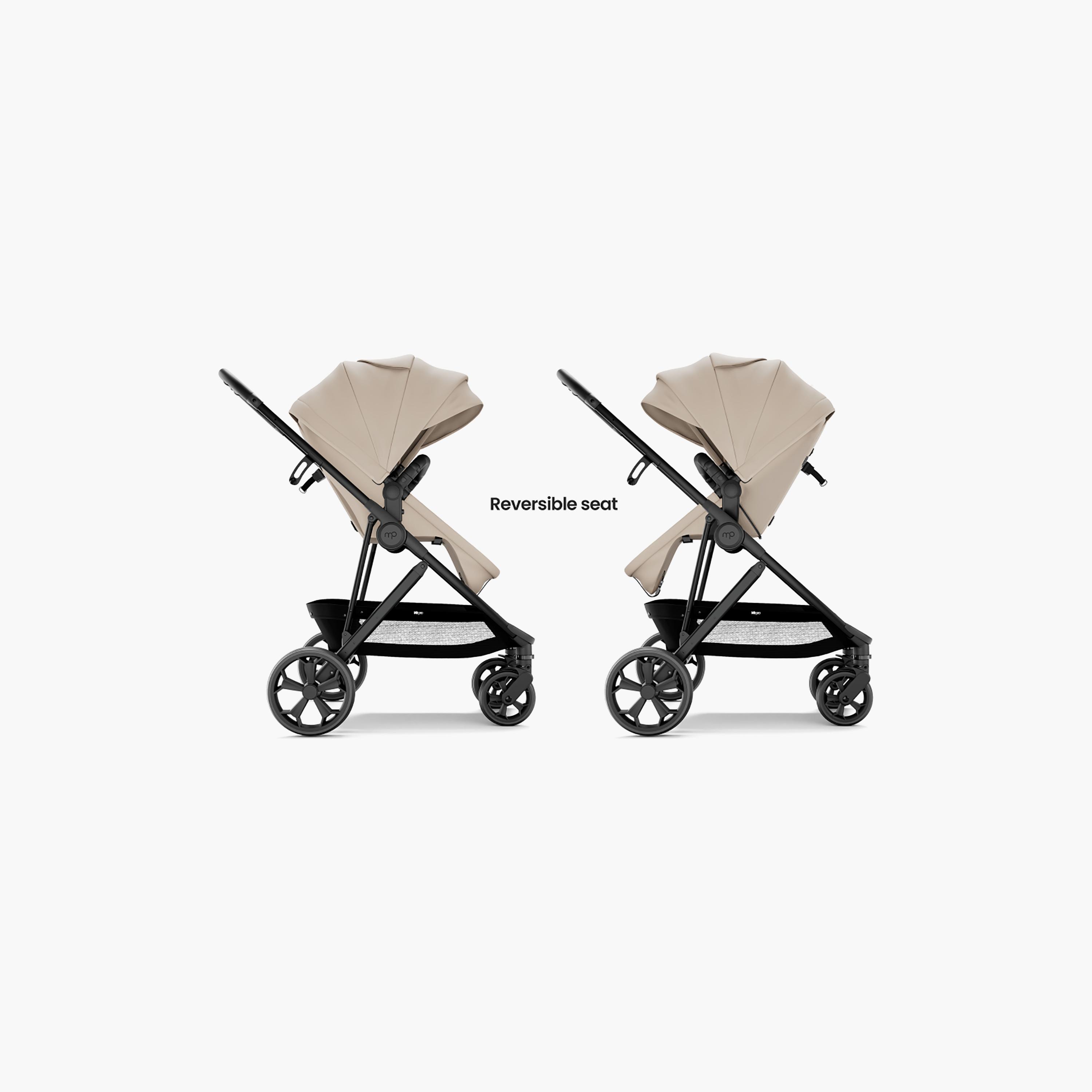 Mompush 4-In-1 Wiz Pro Stroller with Newborn Mode & Detachable Snack Tray-baby-gear-strollersandprams-strollers-image-3