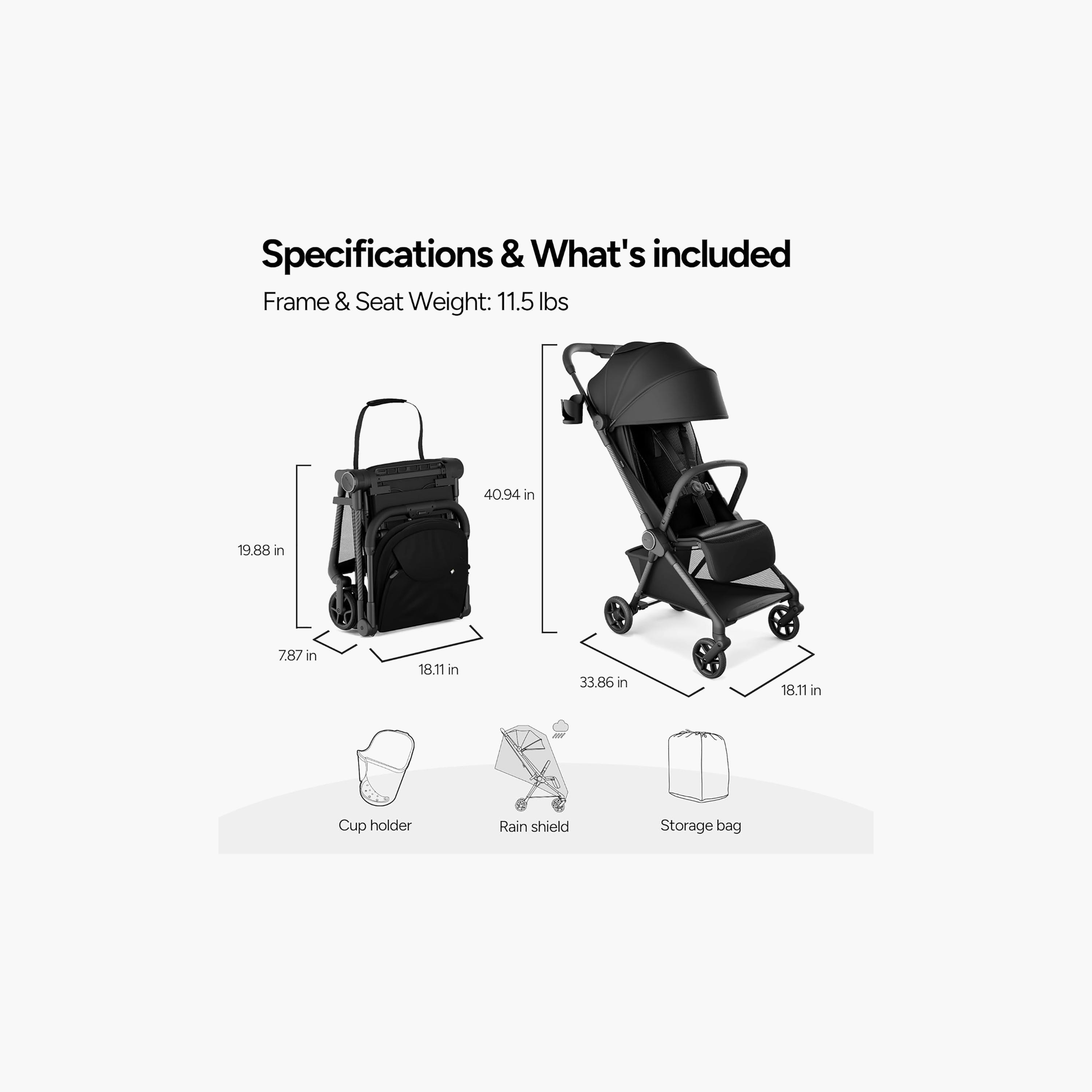 Mompush Nexis Carbon Ultra-Lightweight Auto-Fold Stroller with Storage Bag-baby-gear-strollersandprams-strollers-image-2