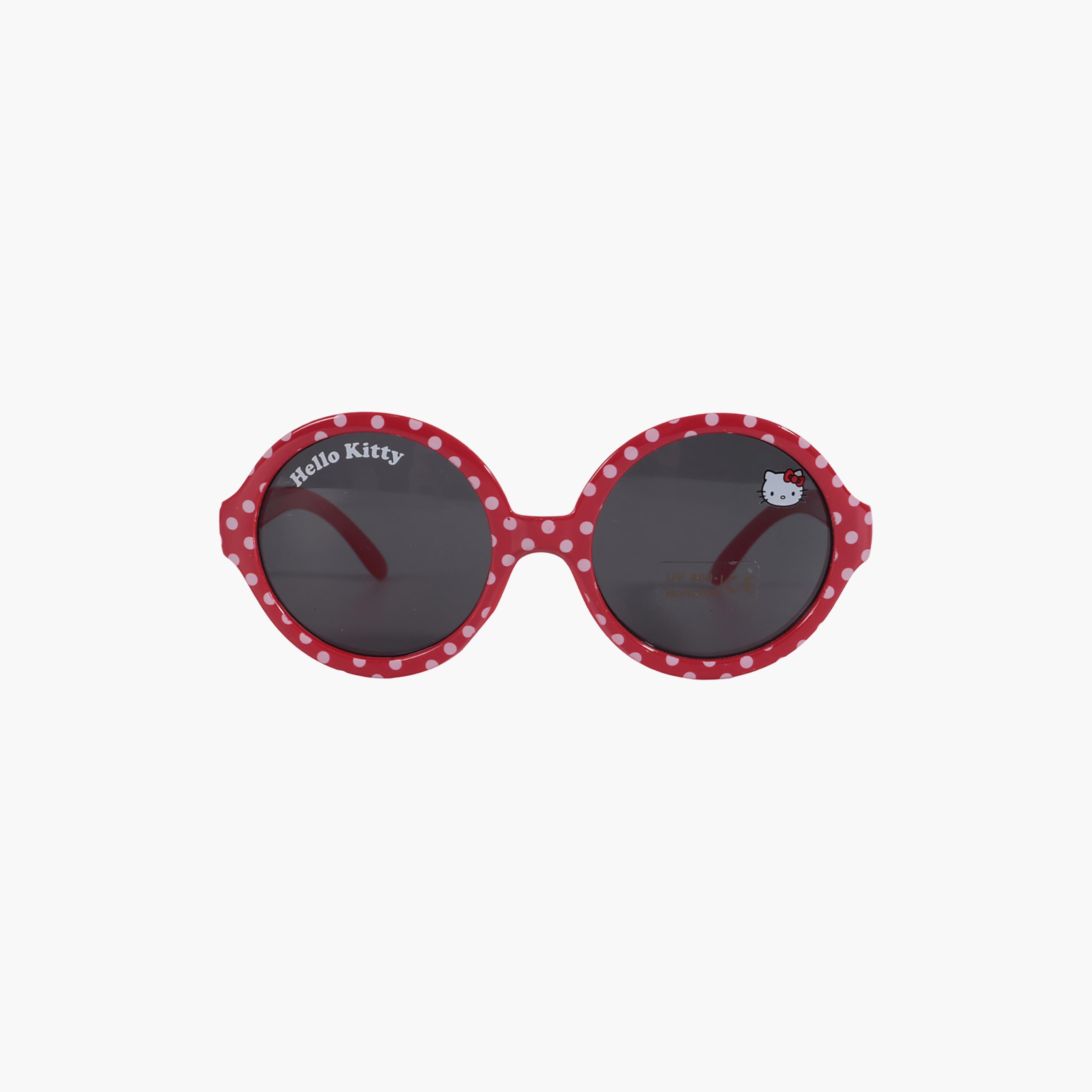 نظارة شمسية بإطار دائرى بتصميم هيلو كيتي من سانريو-girls-accessories-sunglasses-image-1