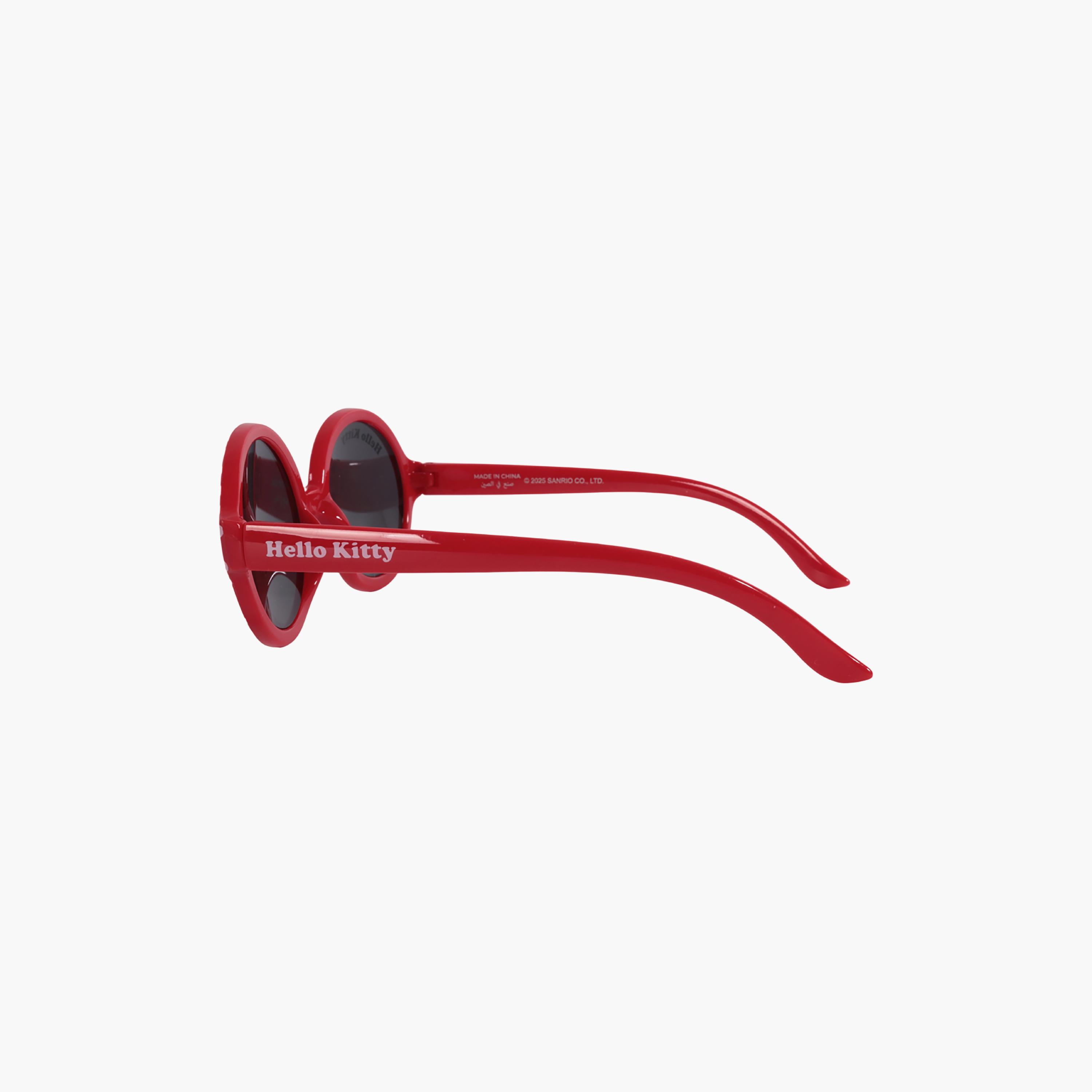 نظارة شمسية بإطار دائرى بتصميم هيلو كيتي من سانريو-girls-accessories-sunglasses-image-2