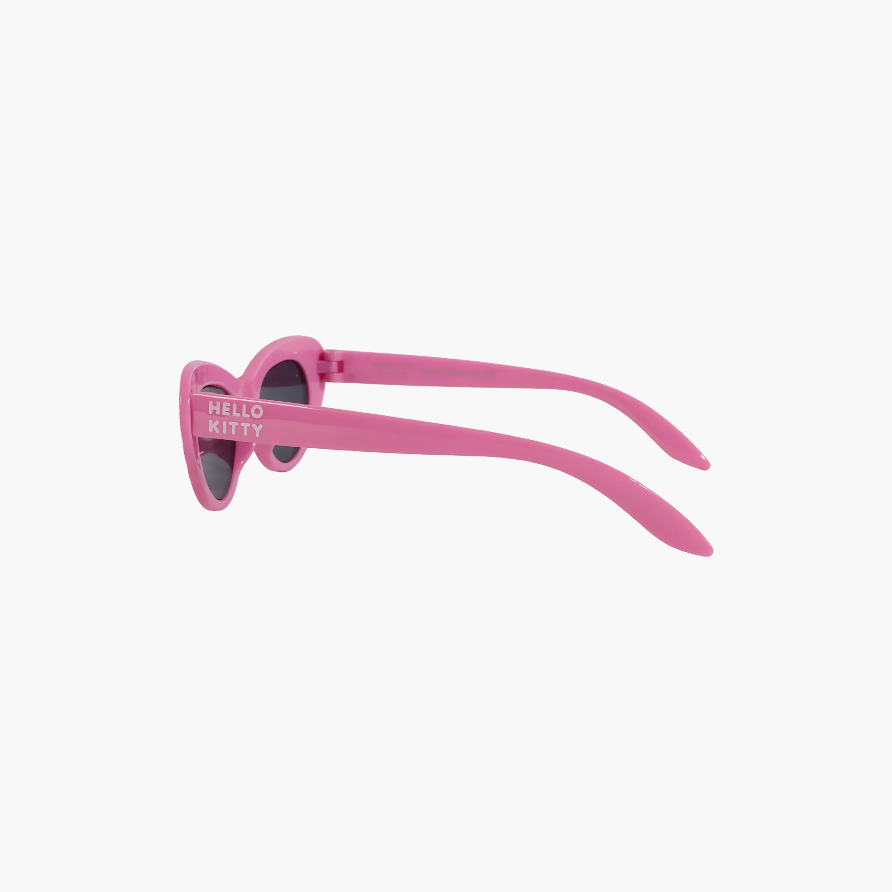 نظارة شمسية بإطار عين القطة (كات آي) بتصميم هيلو كيتي من سانريو-girls-accessories-sunglasses-image-2