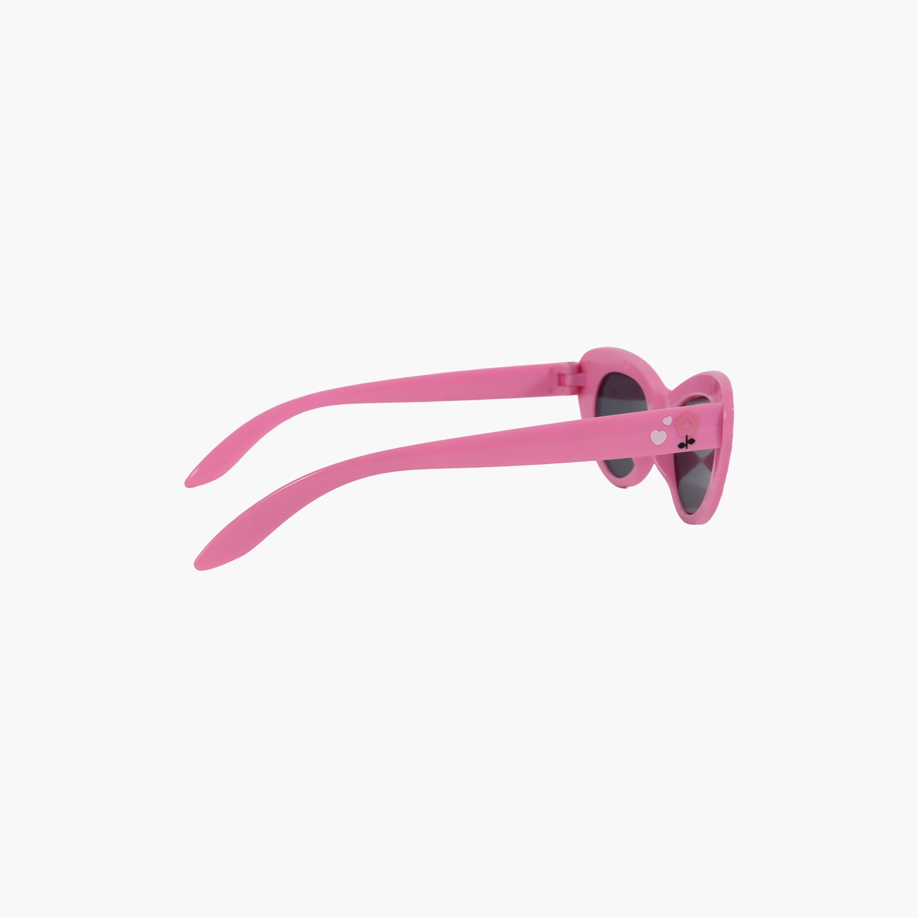 نظارة شمسية بإطار عين القطة (كات آي) بتصميم هيلو كيتي من سانريو-girls-accessories-sunglasses-image-3