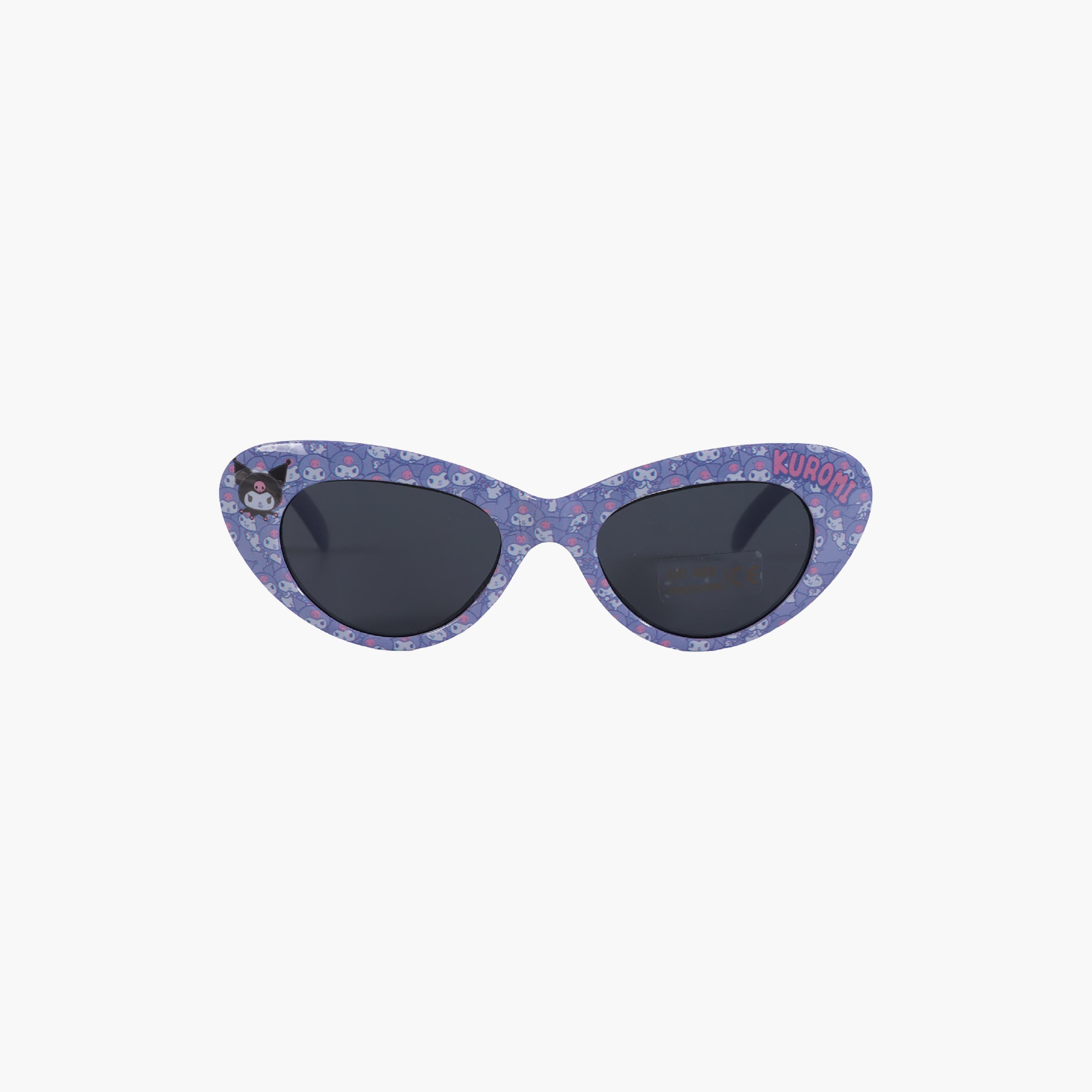 نظارة شمسية بتصميم عين القطة (كات آي) بتصميم كورومي من سانريو-girls-accessories-sunglasses-image-1