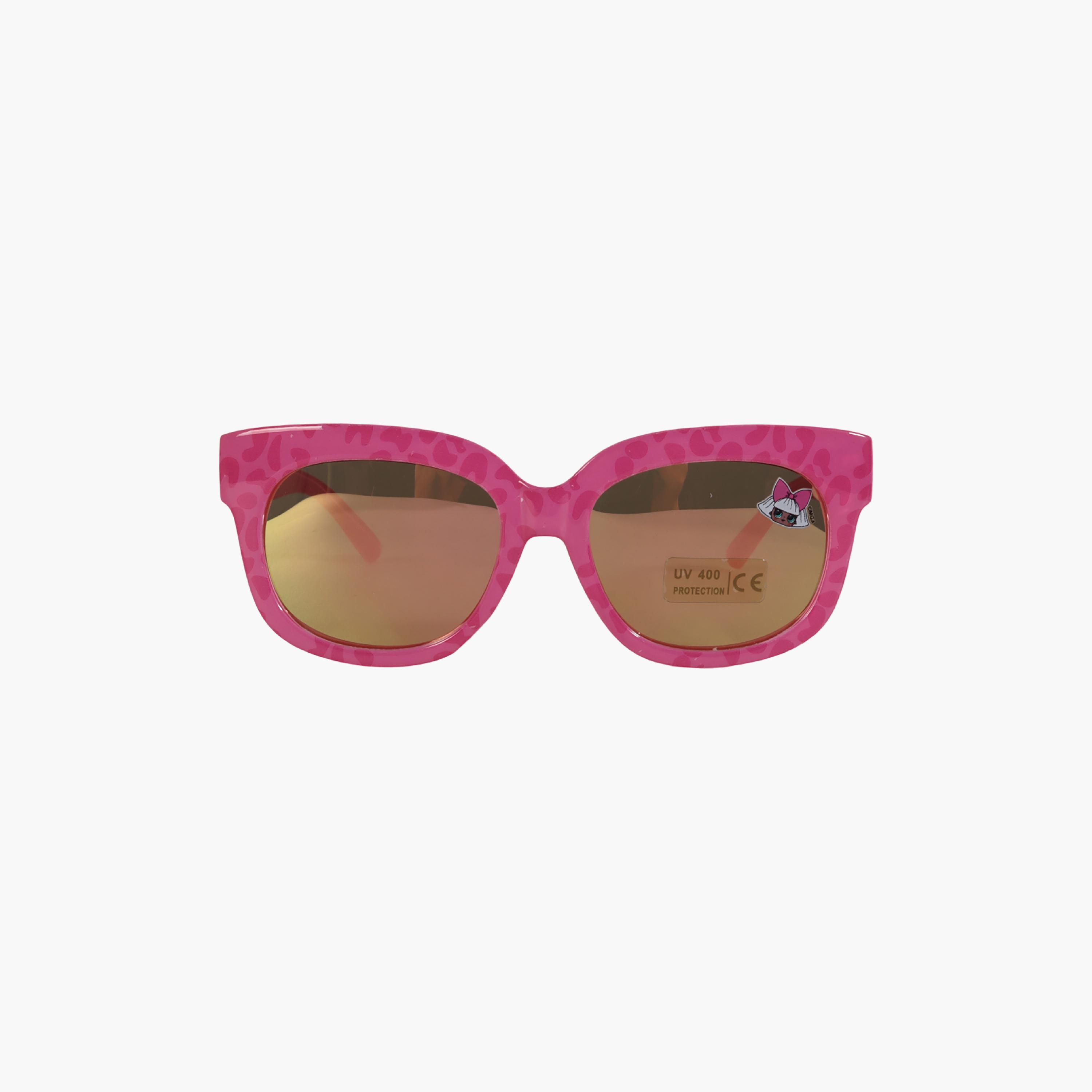 نظارة شمسية بنقشة الفهد بتصميم إل أو إل سربرايز من إم جي إيه-girls-accessories-sunglasses-image-1