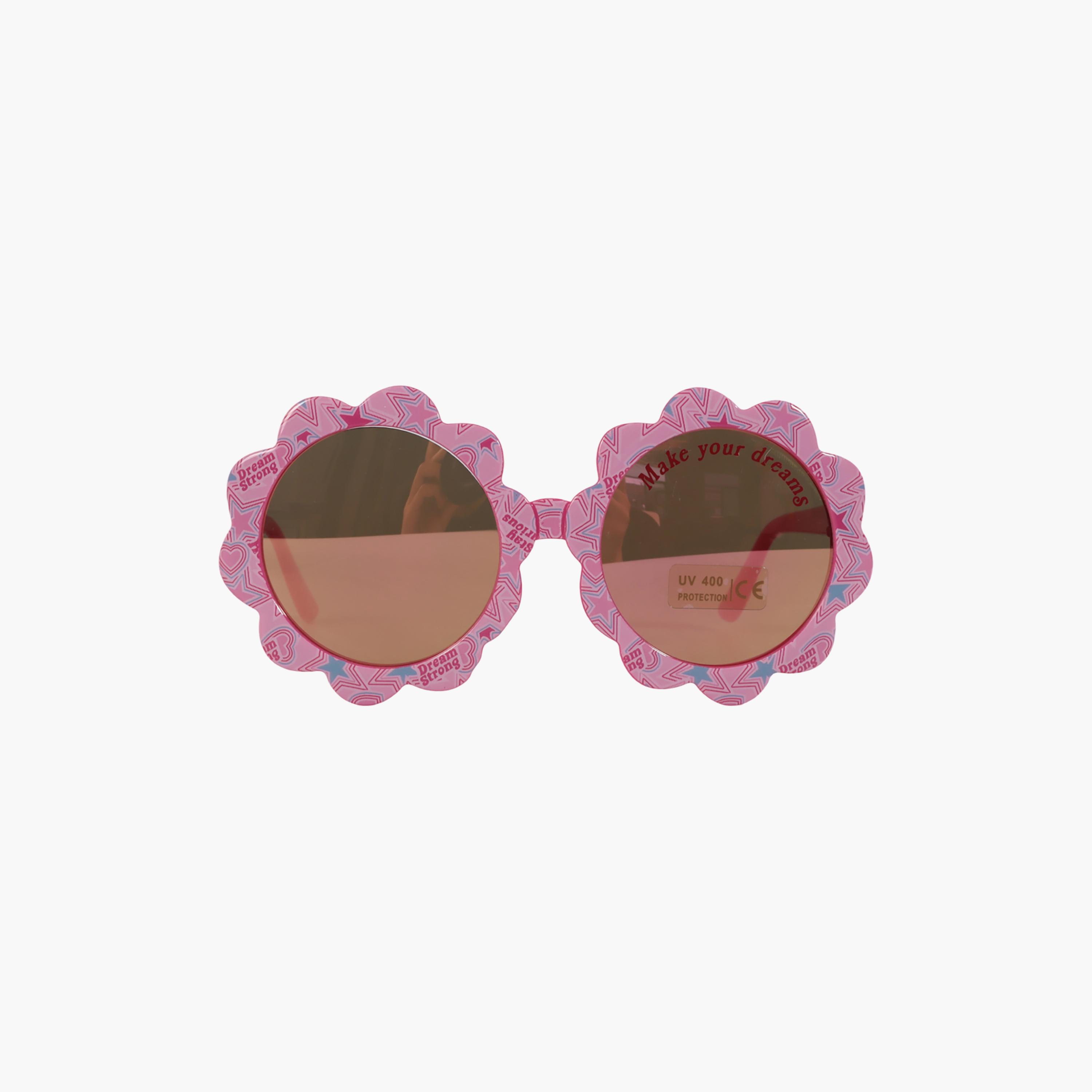 نظارة شمسية على شكل وردة بتصميم أميرات ديزني مع حماية من الأشعة فوق البنفسجية-girls-accessories-sunglasses-image-1
