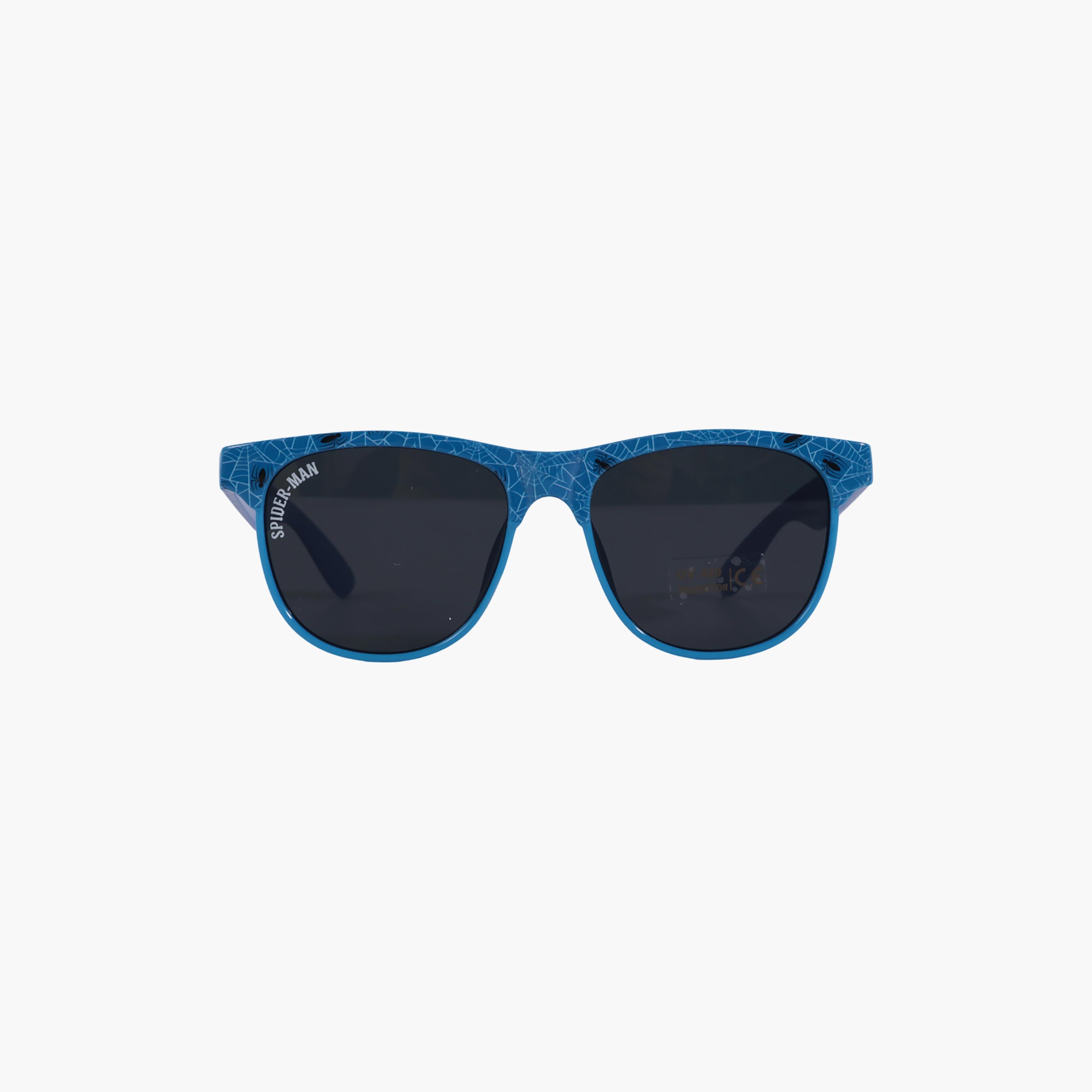 Marvel Spiderman Webbed Frame Sunglasses with UV Protection-boys-accessories-sunglasses-image-1