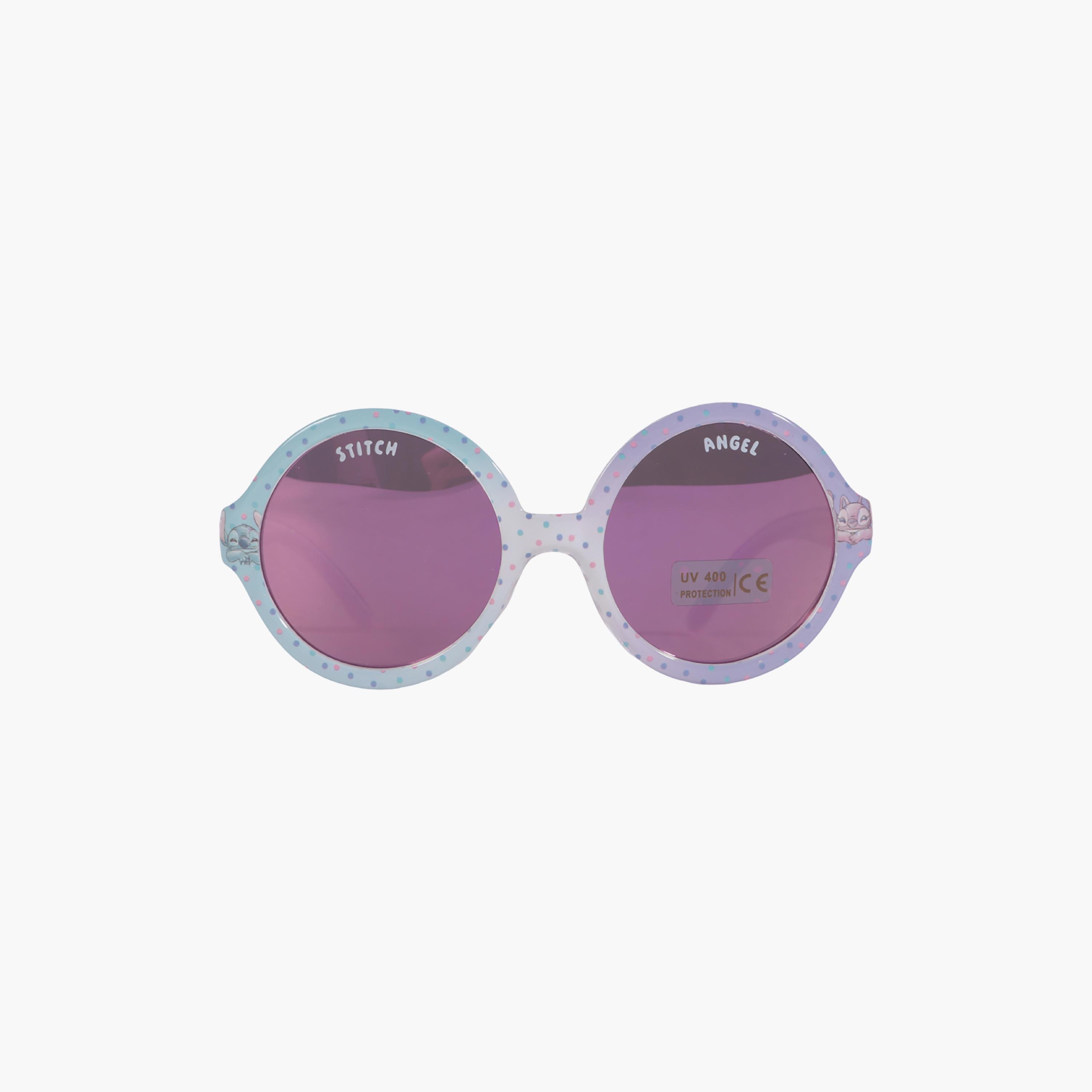 نظارة شمسية دائرية بتصميم ليلو وستيتش مع حماية من الأشعة فوق البنفسجية من ديزني-girls-accessories-sunglasses-image-1