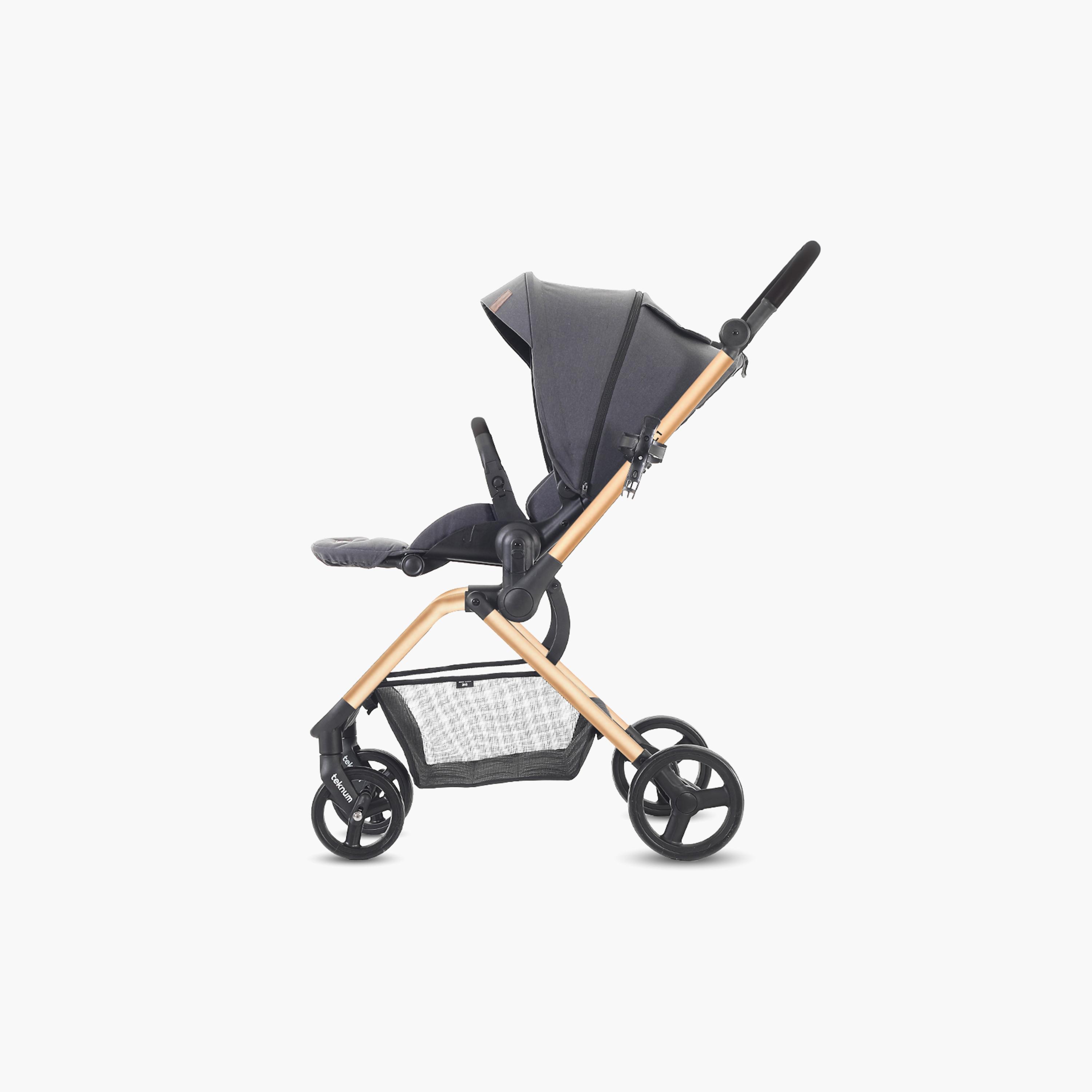Teknum Stroll 1 Reversible Travel Stroller with 5 Point Safety Harness & Canopy-baby-gear-strollersandprams-strollers-image-12