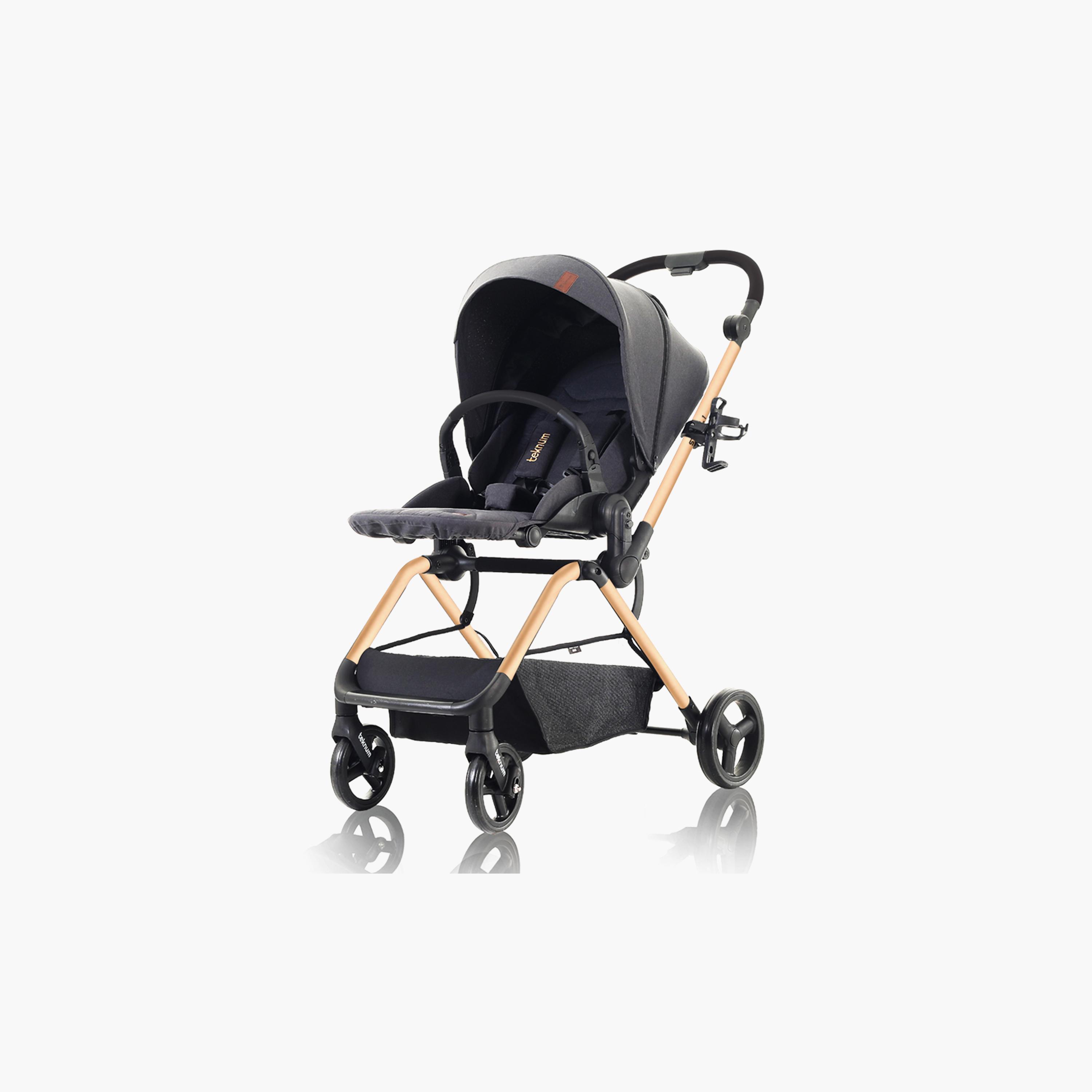 Teknum Stroll 1 Reversible Travel Stroller with 5 Point Safety Harness & Canopy-baby-gear-strollersandprams-strollers-image-13