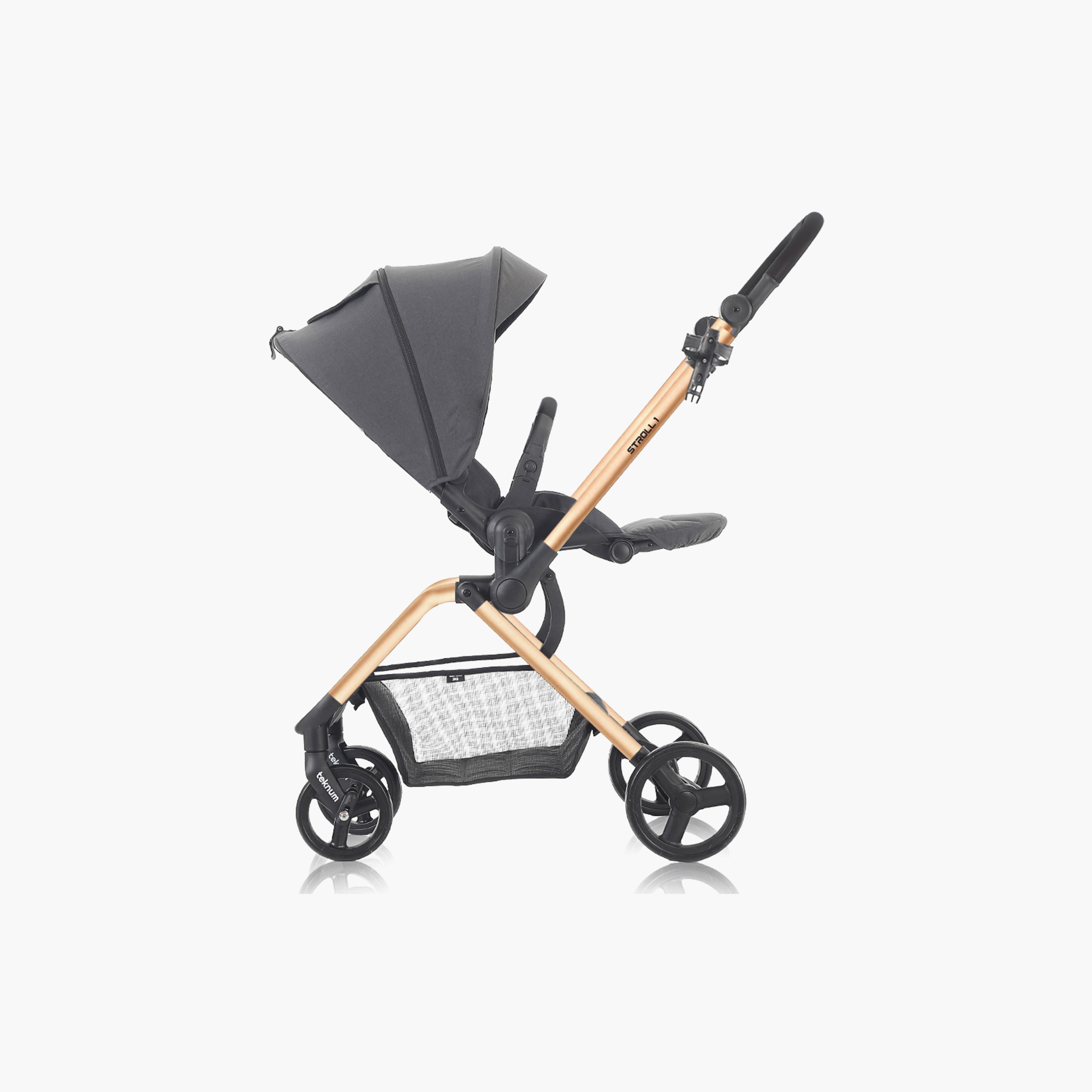 Teknum Stroll 1 Reversible Stroller & Baby Car Seat with Extendable Canopy-baby-gear-strollersandprams-travelsystems-image-11
