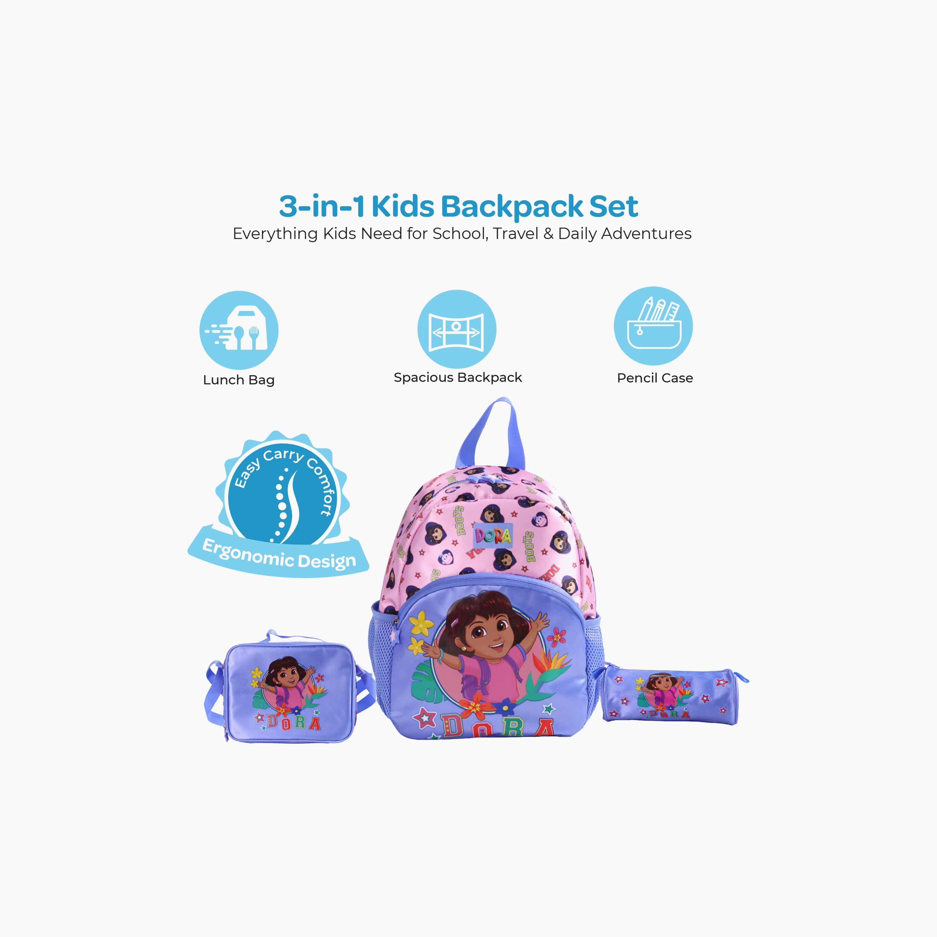 Moon Dora the Explorer School Bag with Lunch Bag & Pencil Case - 13 Inch-school-bagsandbackpacks-sets-image-6