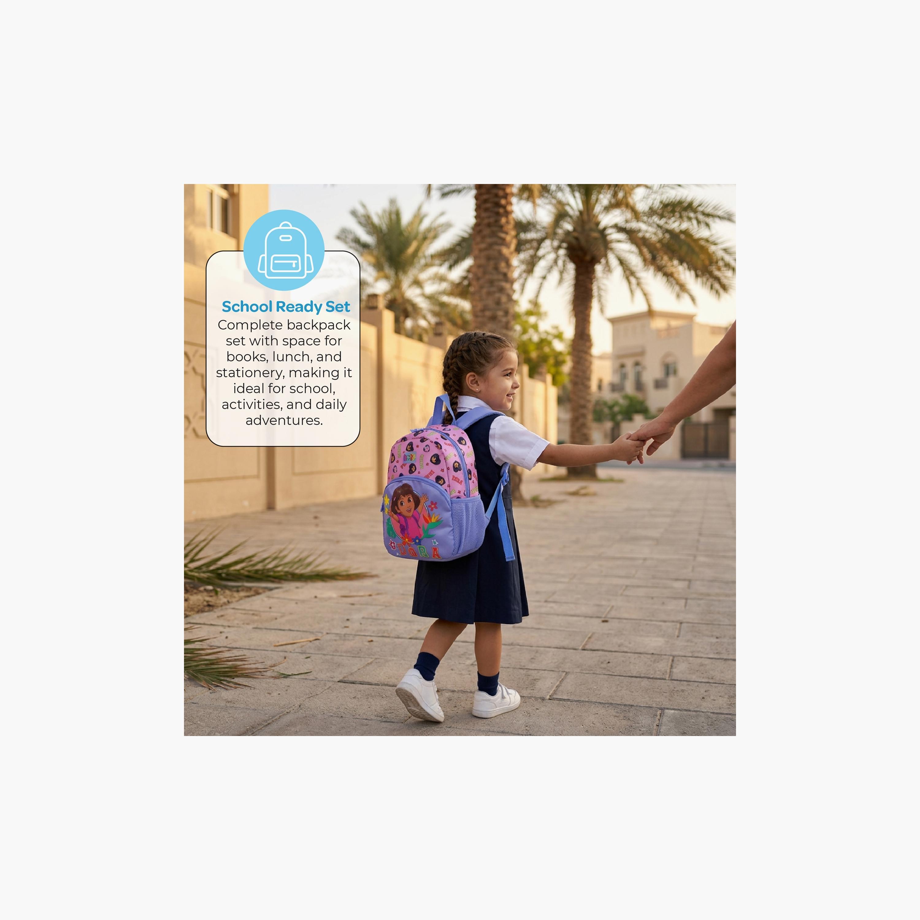 Moon Dora the Explorer School Bag with Lunch Bag & Pencil Case - 13 Inch-school-bagsandbackpacks-sets-image-9