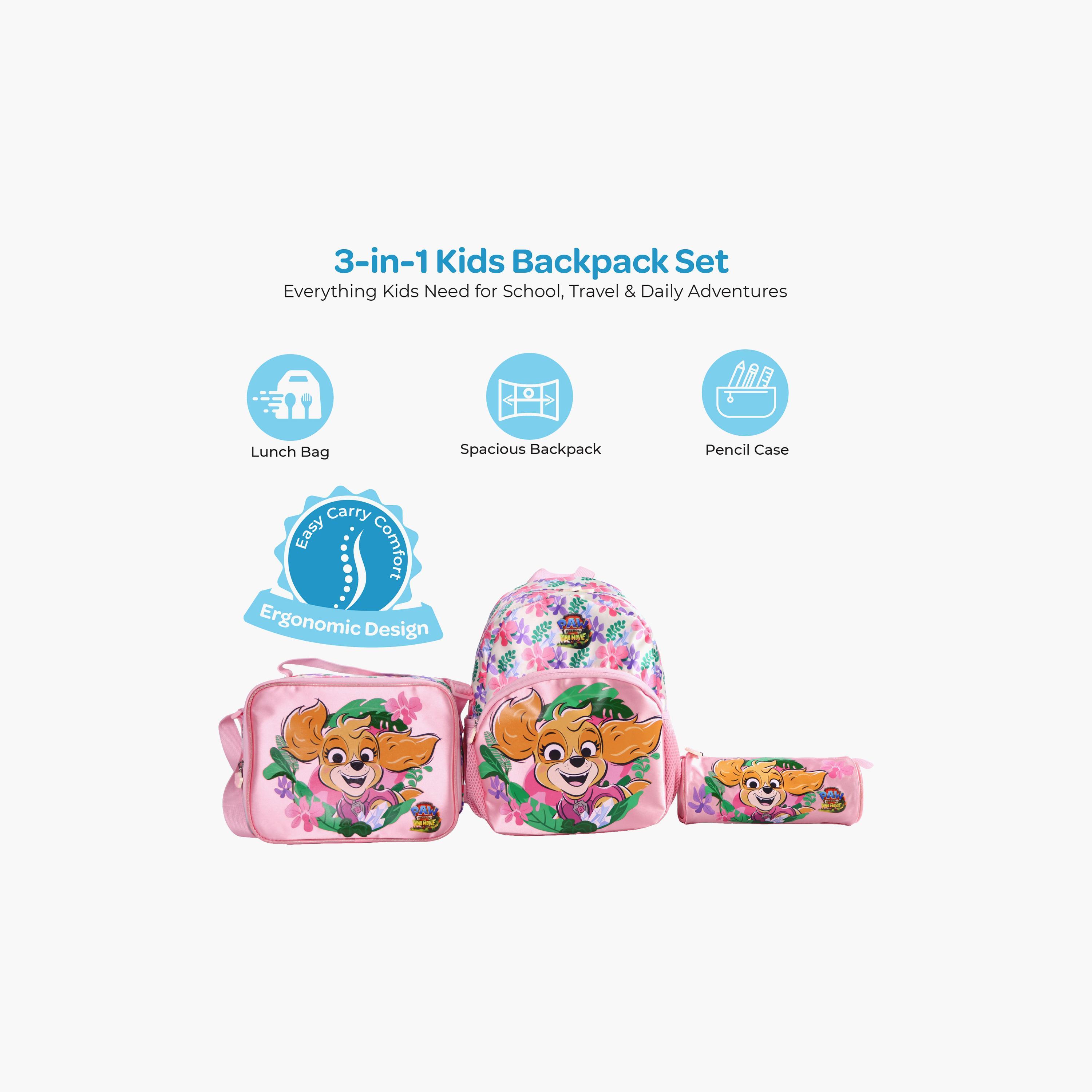 Moon Paw Patrol School Bag with Lunch Bag & Pencil Case - 13 Inch-school-bagsandbackpacks-sets-image-4