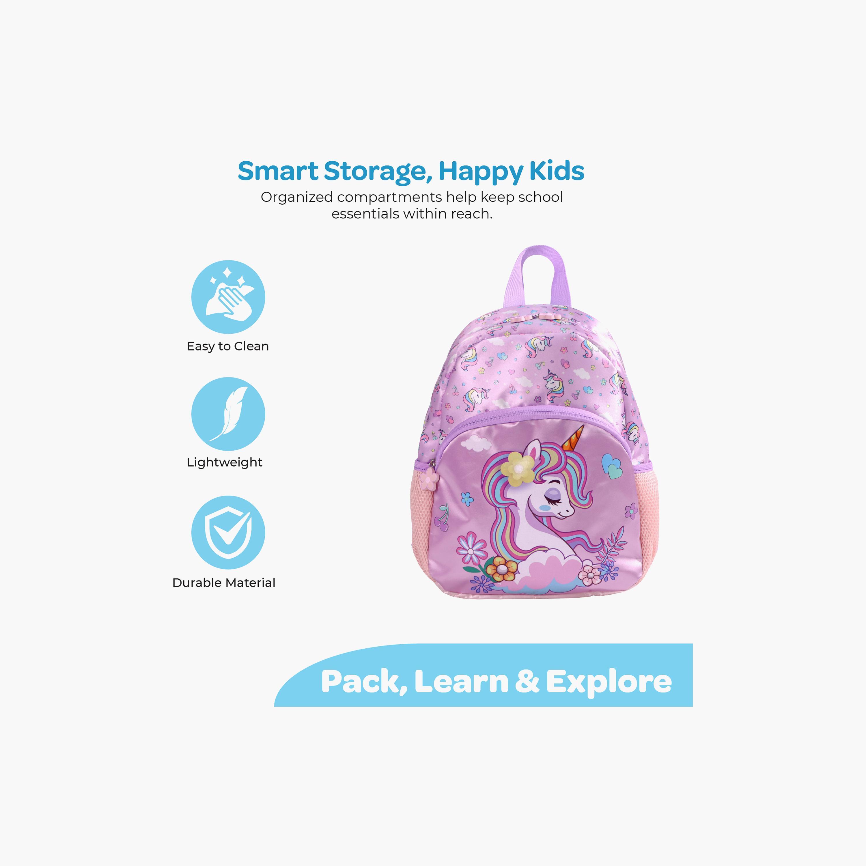 Moon Unicorn School Bag with Lunch Bag & Pencil Case - 13 Inch-school-bagsandbackpacks-sets-image-5