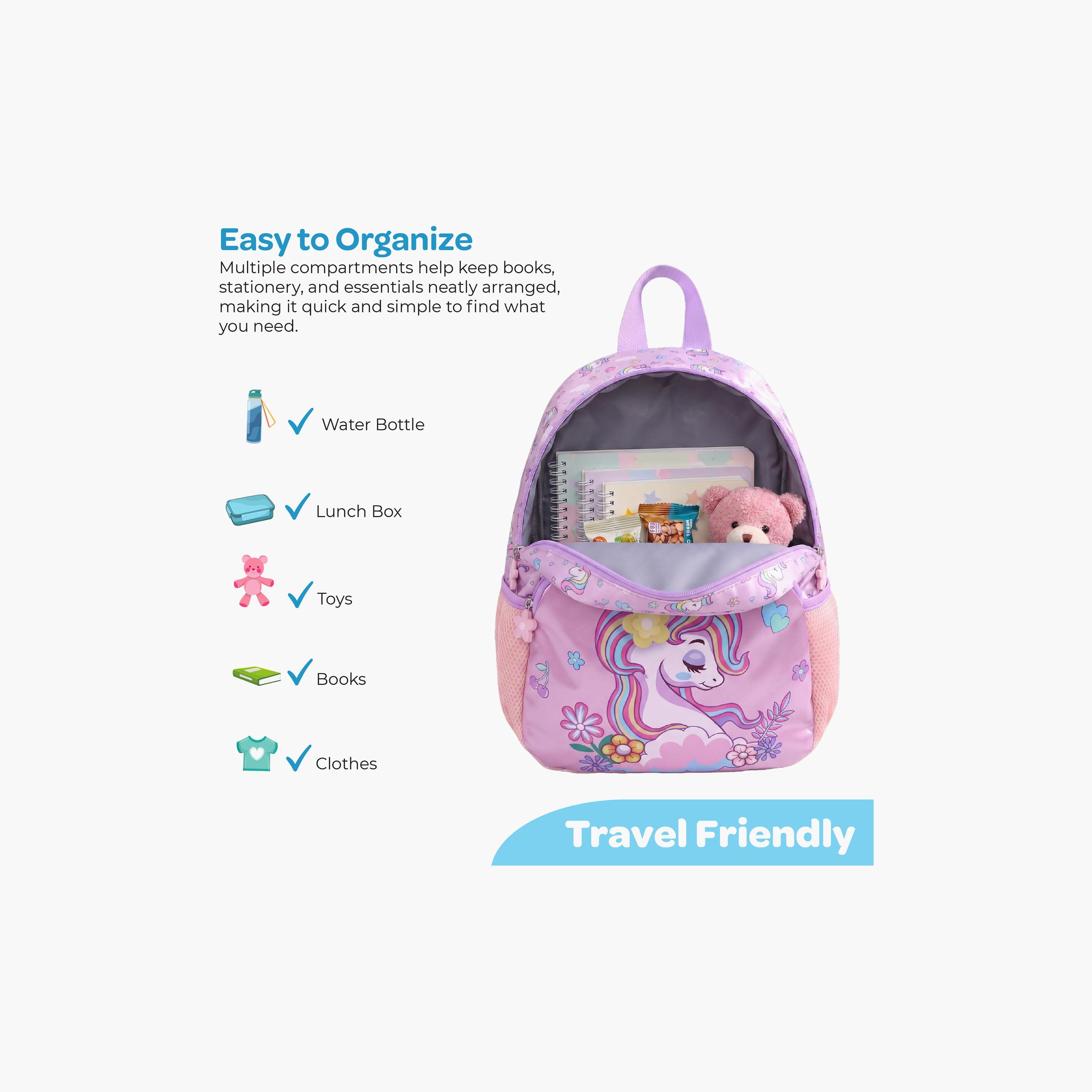 Moon Unicorn School Bag with Lunch Bag & Pencil Case - 13 Inch-school-bagsandbackpacks-sets-image-9