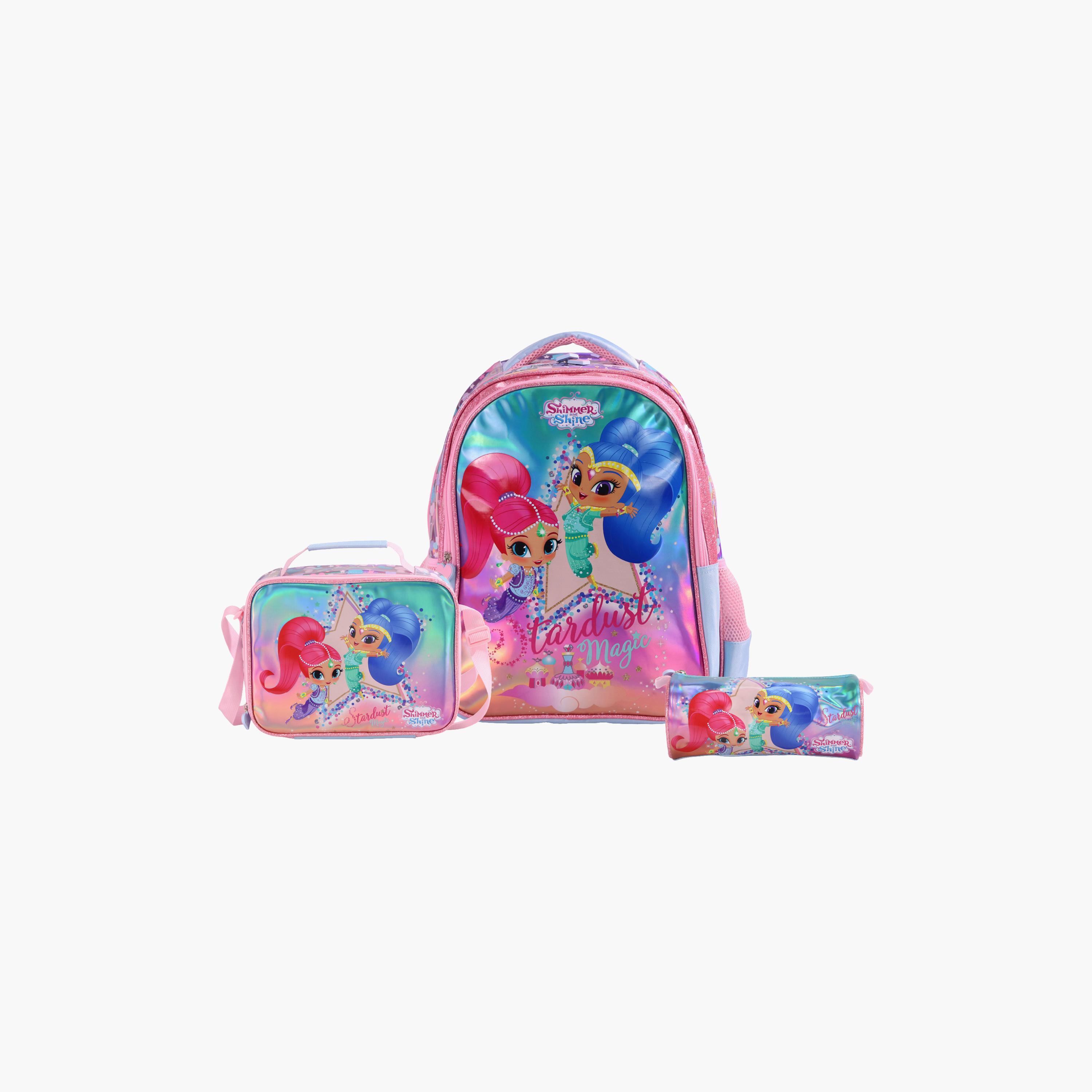 Moon Shimmer & Shine School Bag with Lunch Bag & Pencil Case - 16 Inch-school-bagsandbackpacks-sets-image-3