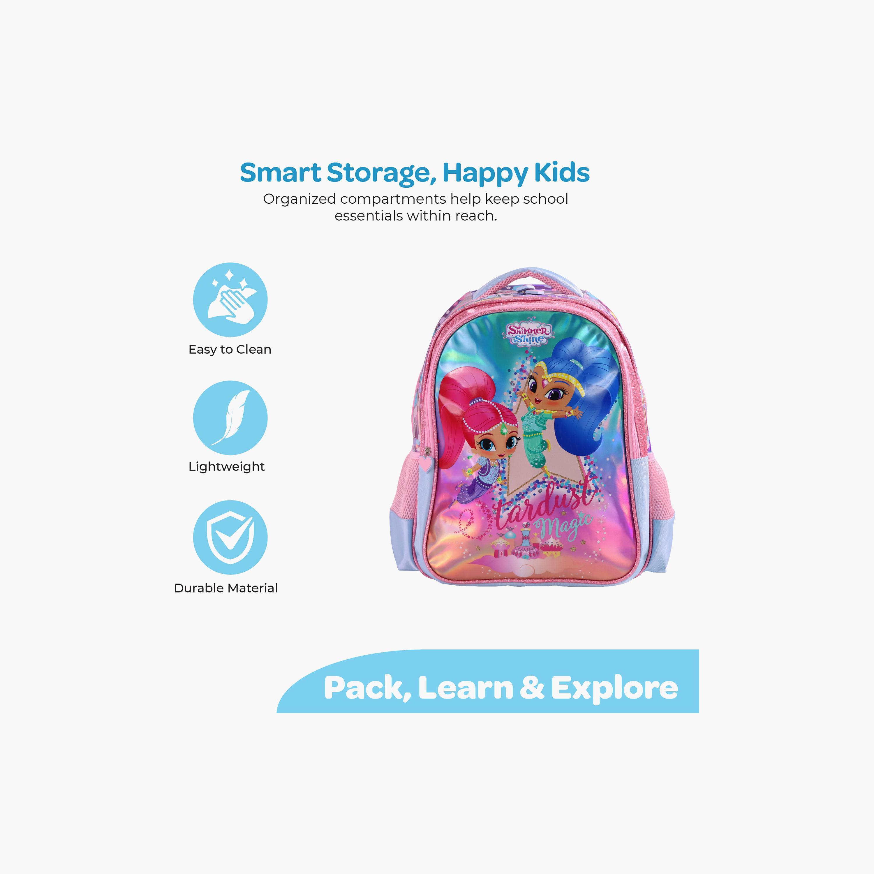 Moon Shimmer & Shine School Bag with Lunch Bag & Pencil Case - 16 Inch-school-bagsandbackpacks-sets-image-5