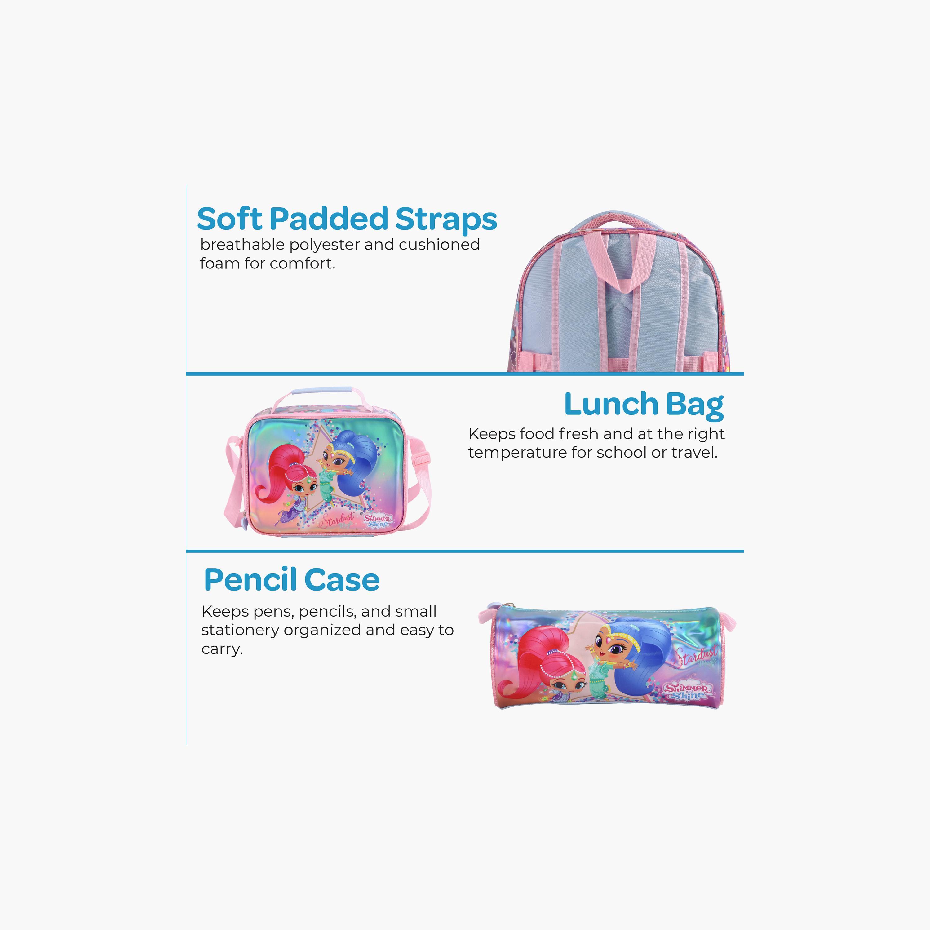 Moon Shimmer & Shine School Bag with Lunch Bag & Pencil Case - 16 Inch-school-bagsandbackpacks-sets-image-8