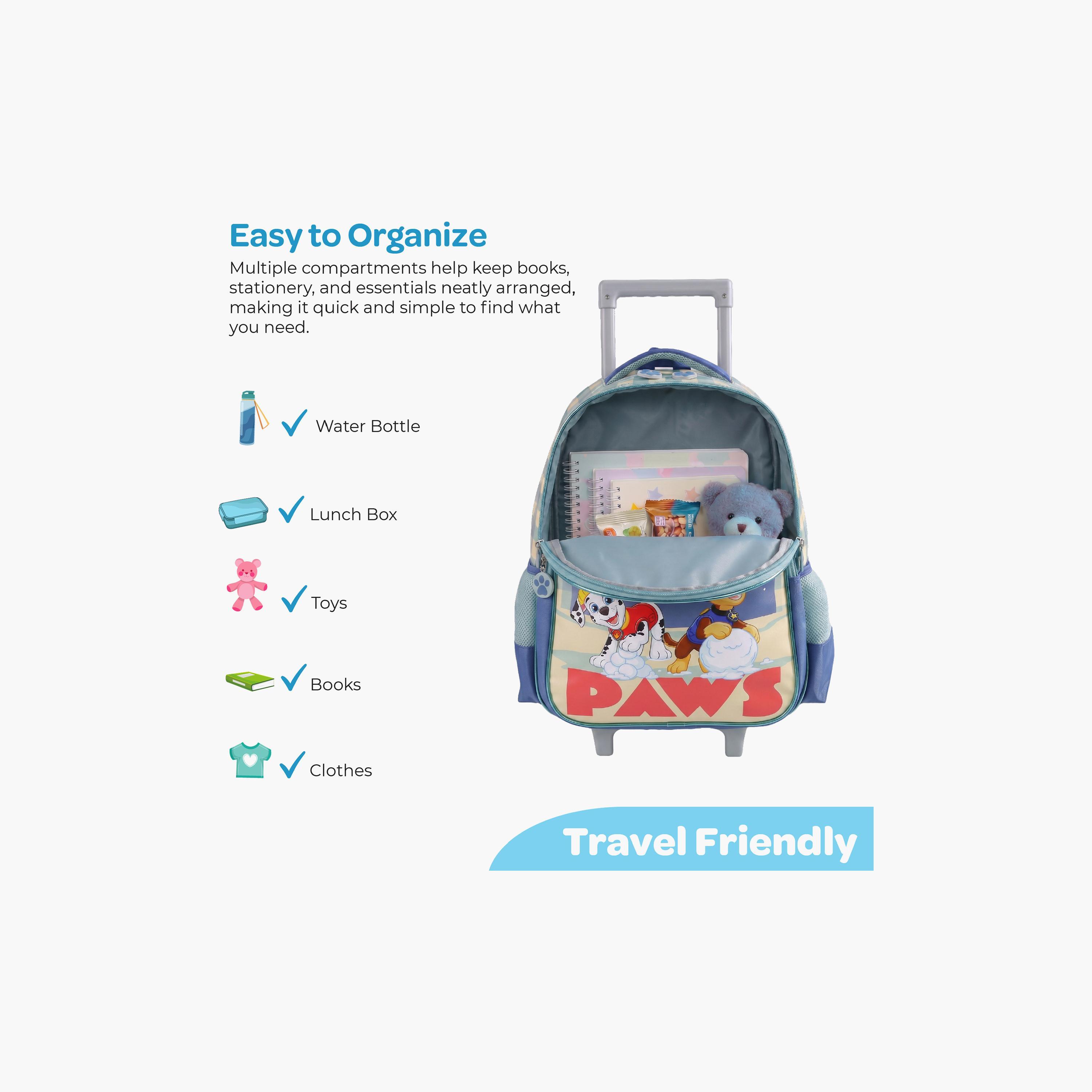 Moon Paw Patrol Snow Paw Trolley Backpack with Lunch Bag & Pencil Case - 16 Inch-school-bagsandbackpacks-trolleybags-image-10
